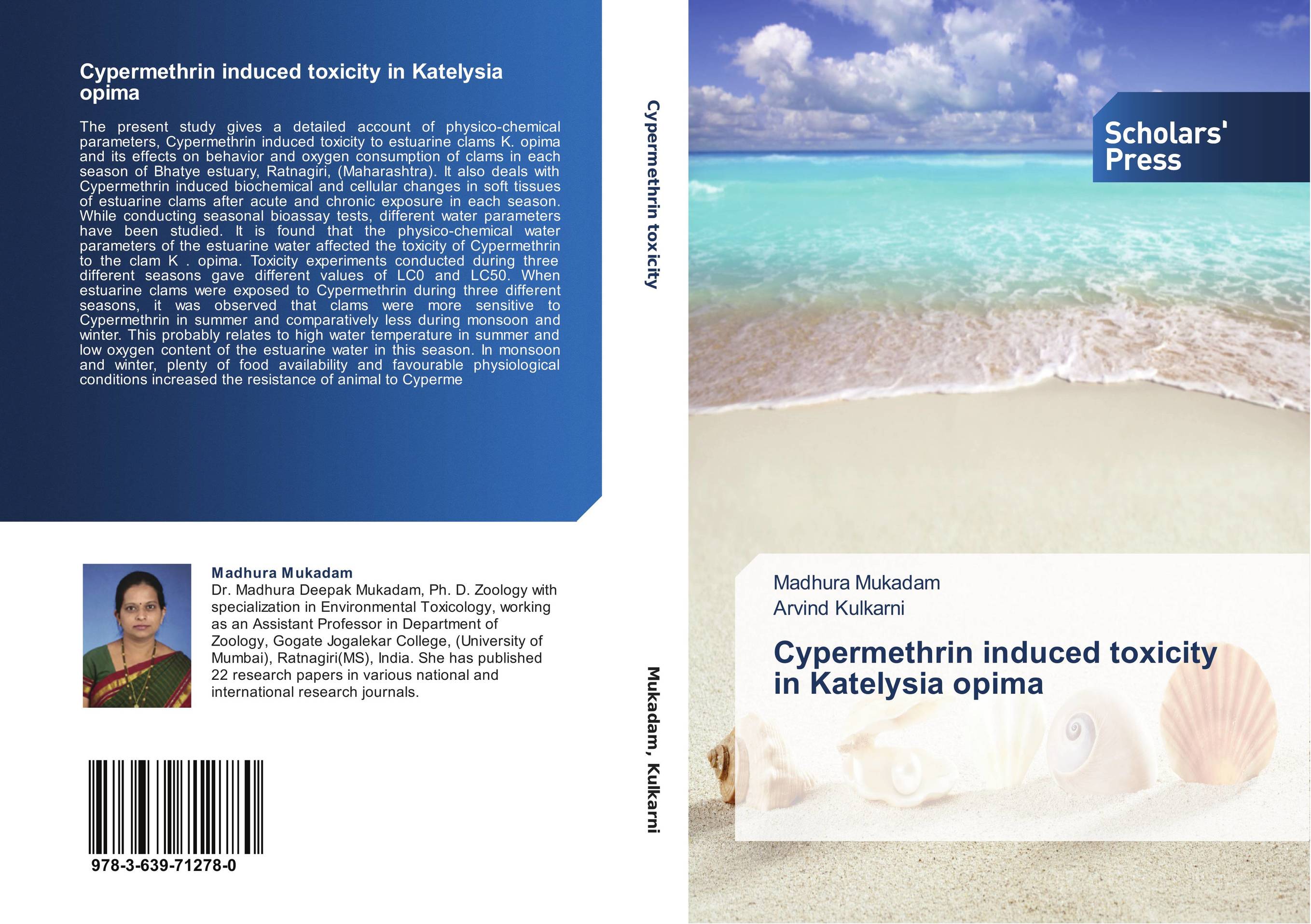 Cypermethrin induced toxicity in Katelysia opima..