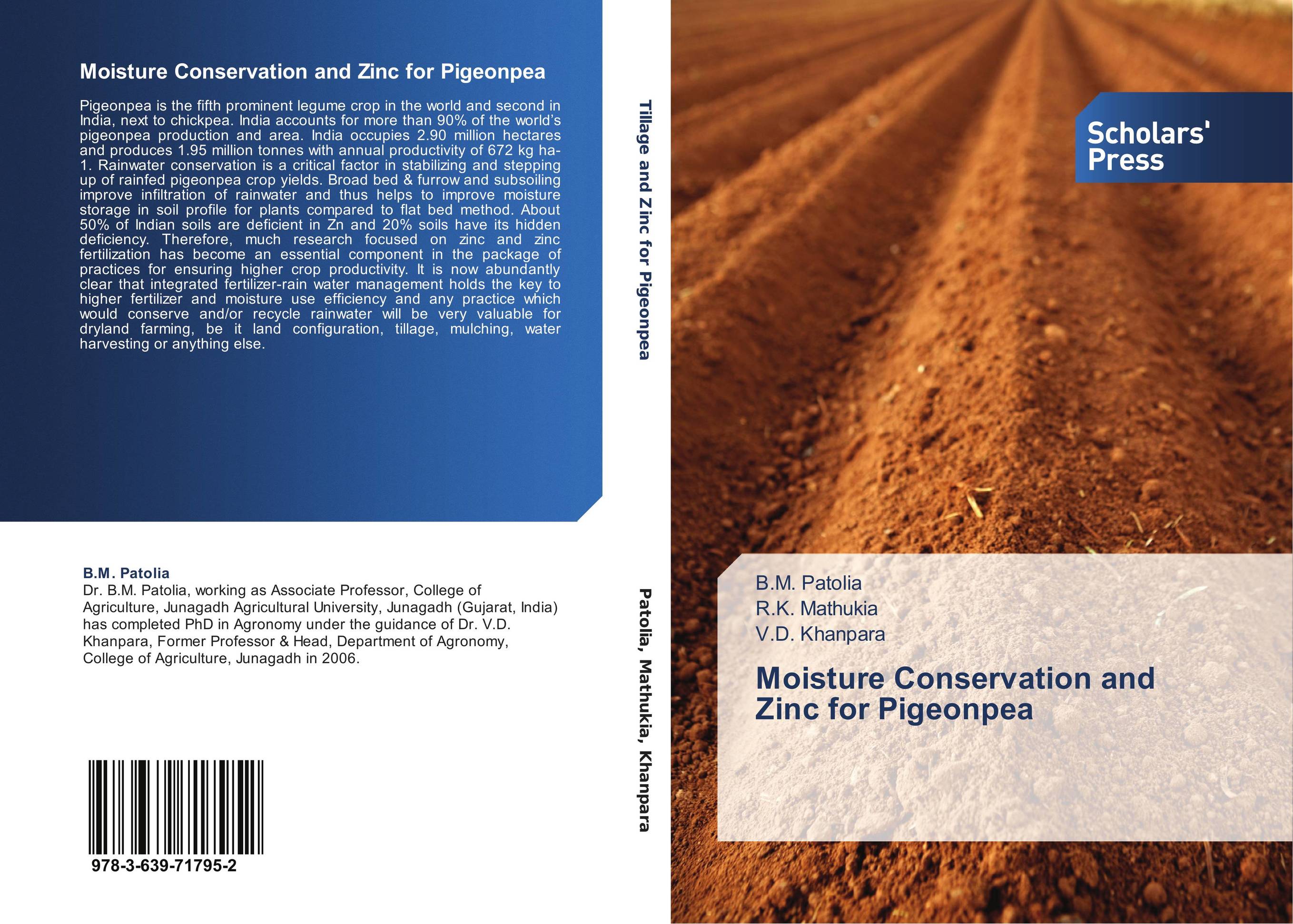 Moisture Conservation and Zinc for Pigeonpea..