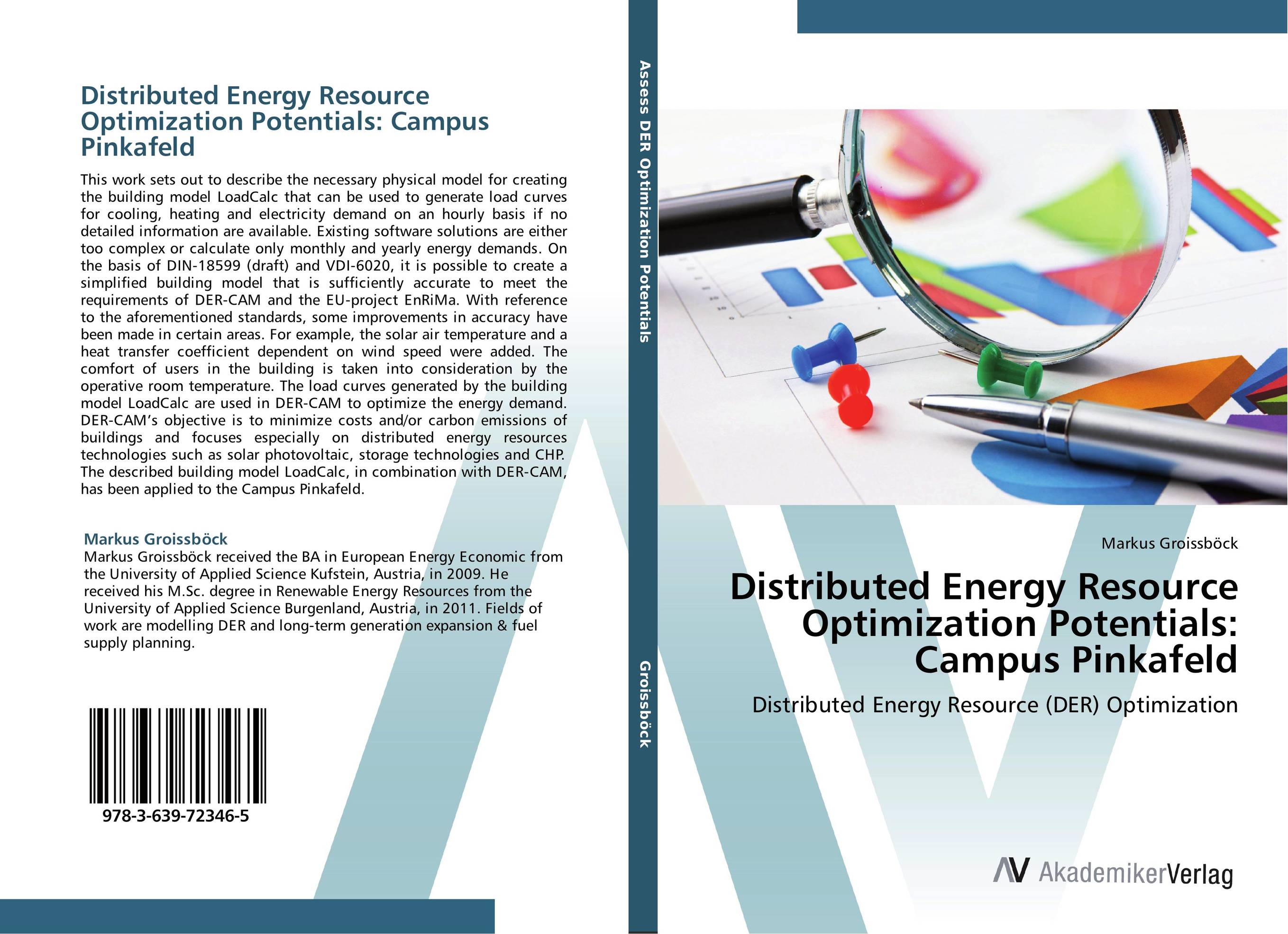 Distributed Energy Resource Optimization Potentials: Campus Pinkafeld. Distributed Energy Resource (DER) Optimization.