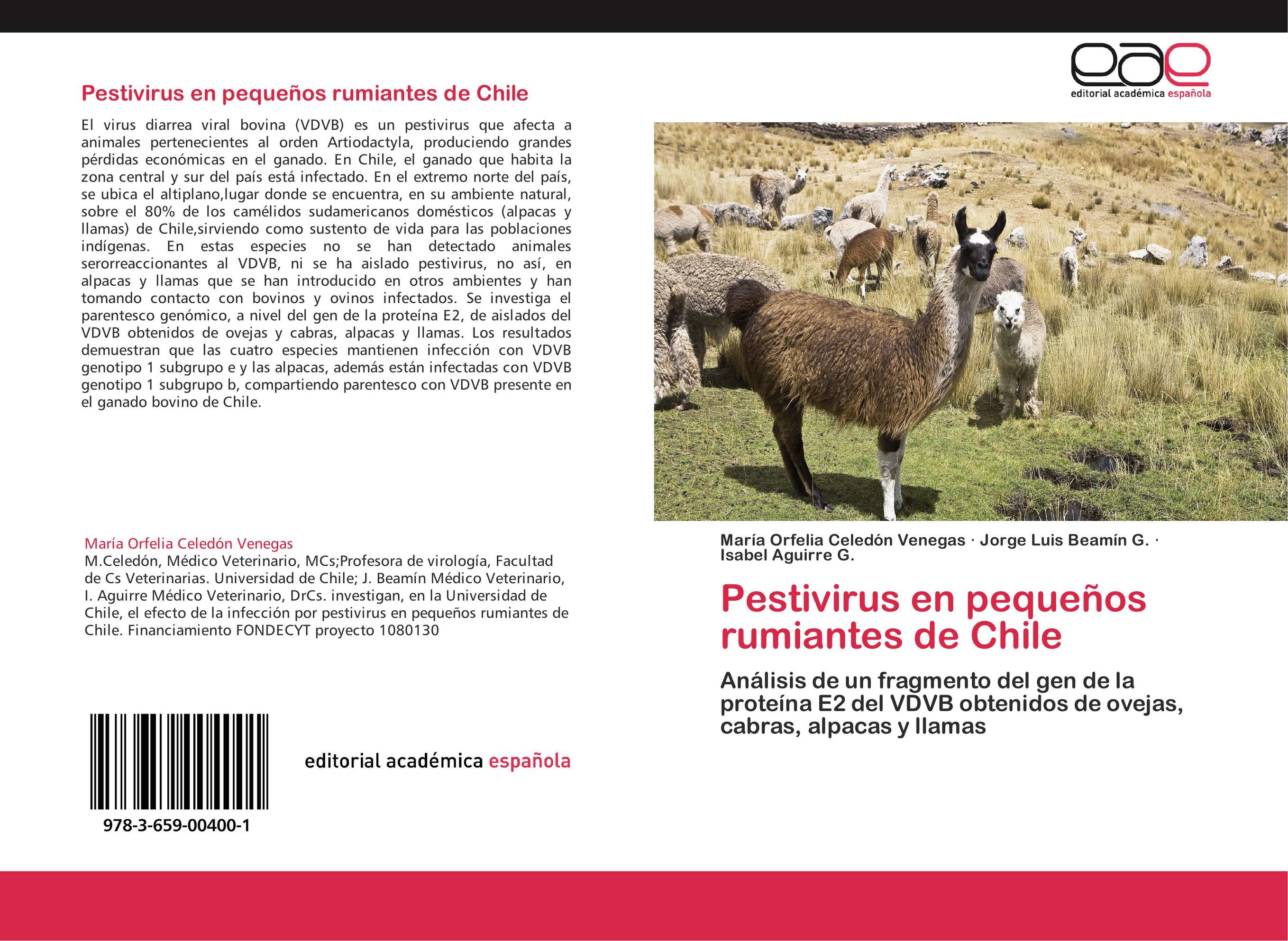 Pestivirus en pequeños rumiantes de Chile