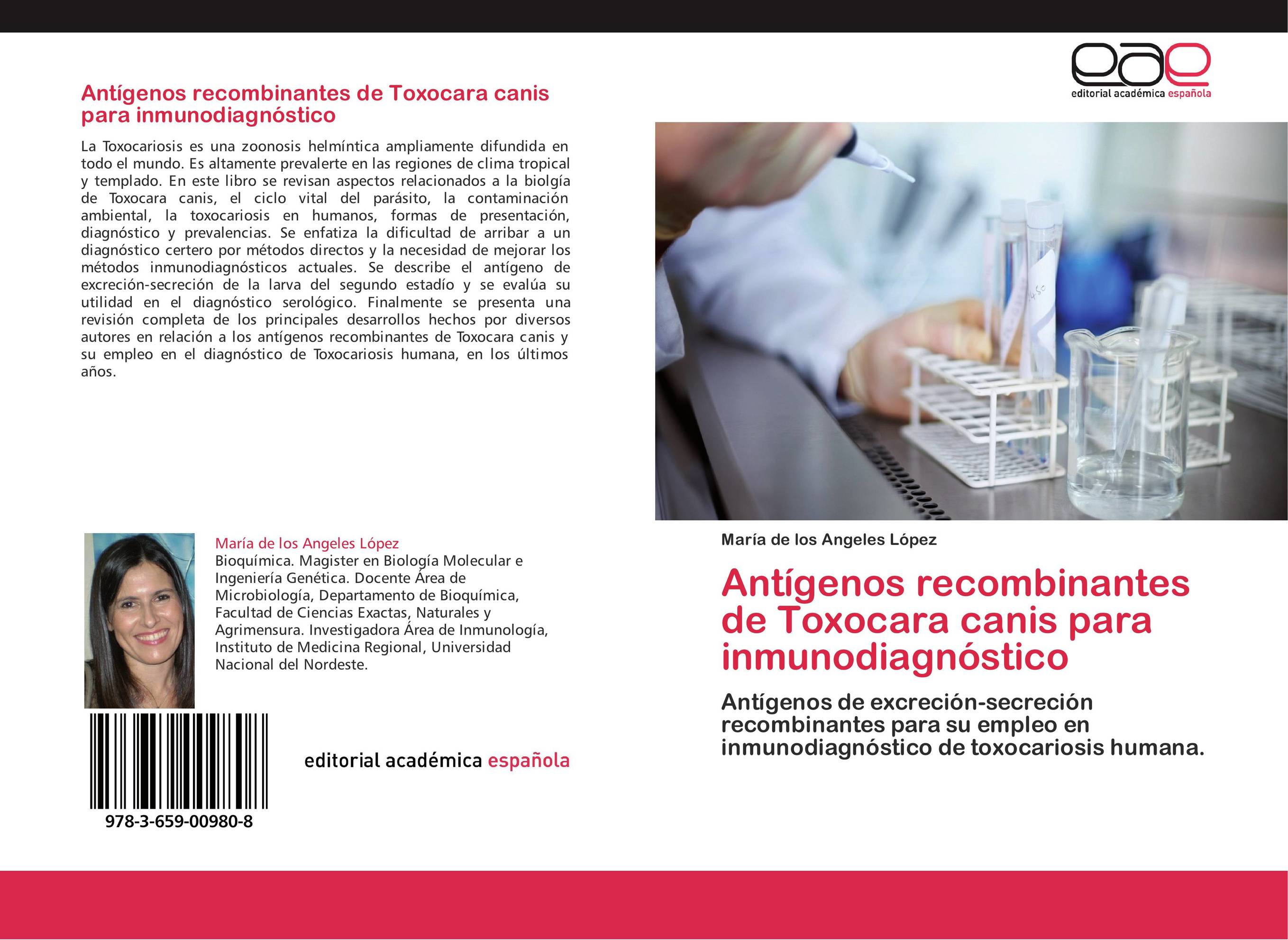 Antígenos recombinantes de Toxocara canis para inmunodiagnóstico