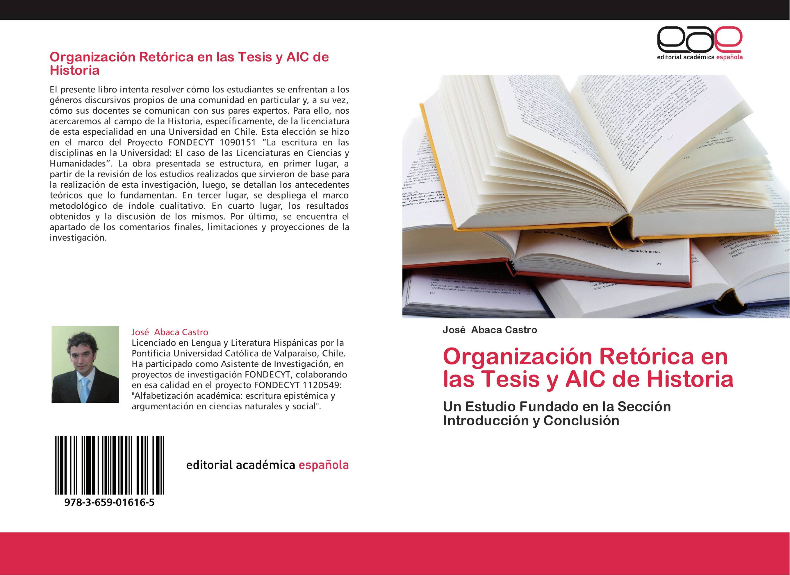 Organización Retórica en las Tesis y AIC de Historia
