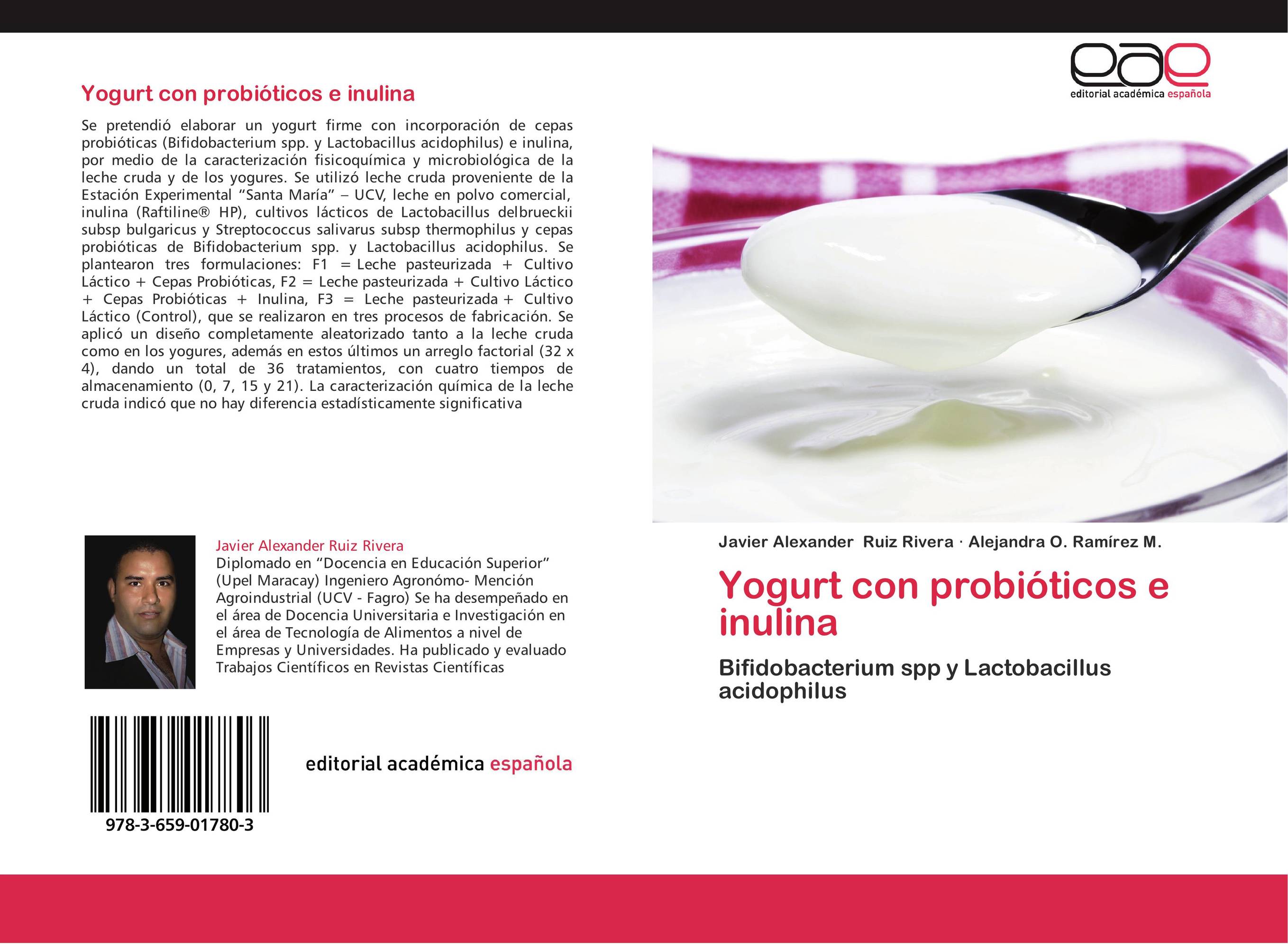 Yogurt con probióticos e inulina