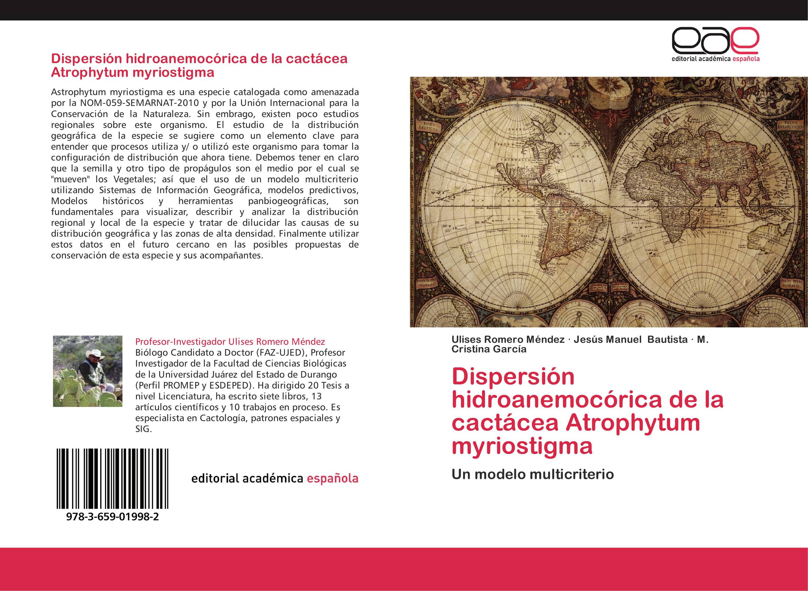 Dispersión hidroanemocórica de la cactácea Atrophytum myriostigma