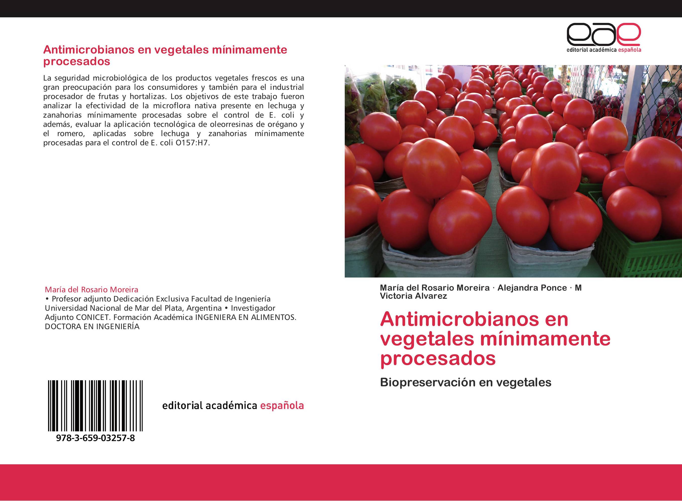 Antimicrobianos en vegetales mínimamente procesados