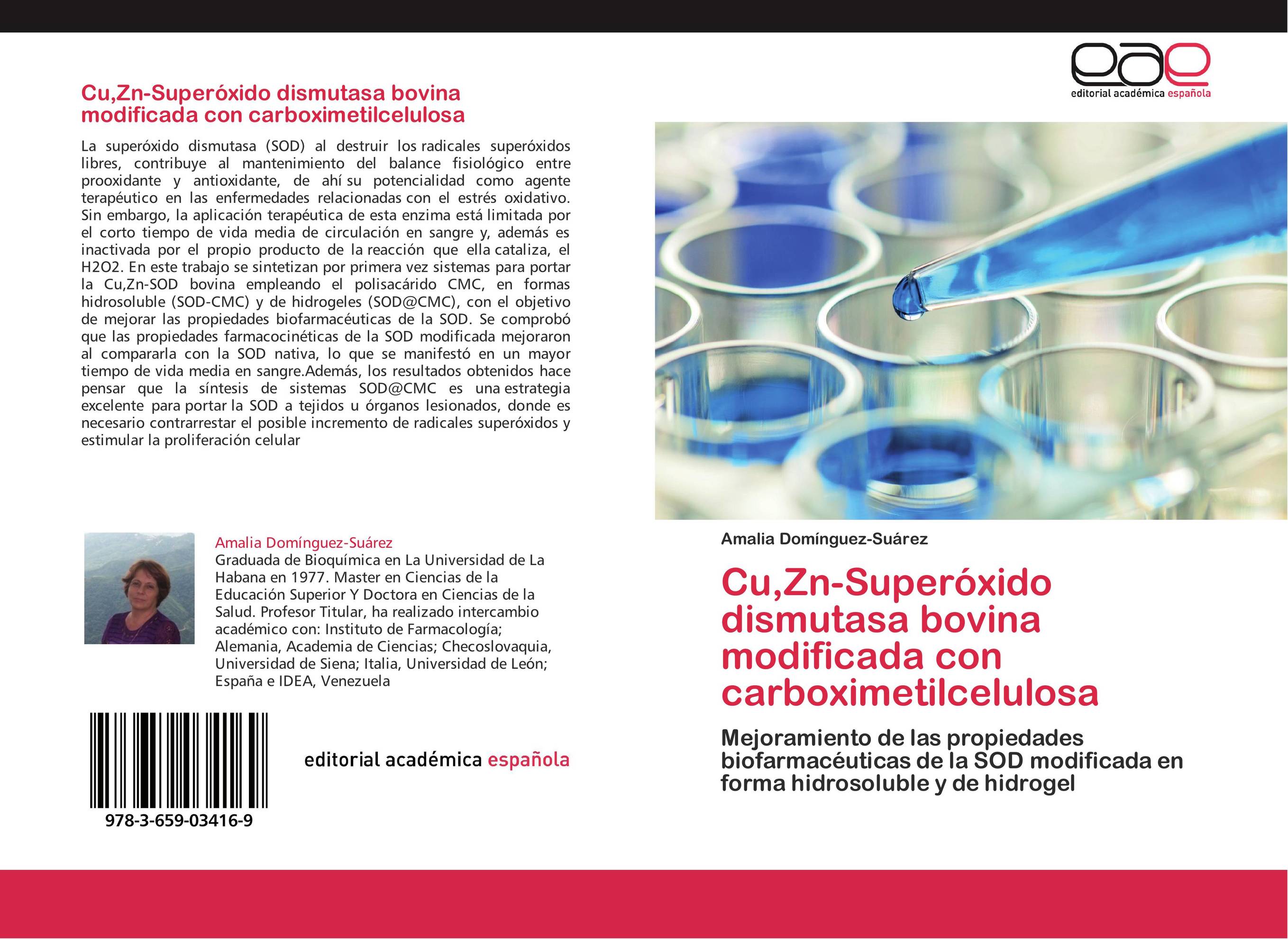 Cu,Zn-Superóxido dismutasa bovina modificada con carboximetilcelulosa