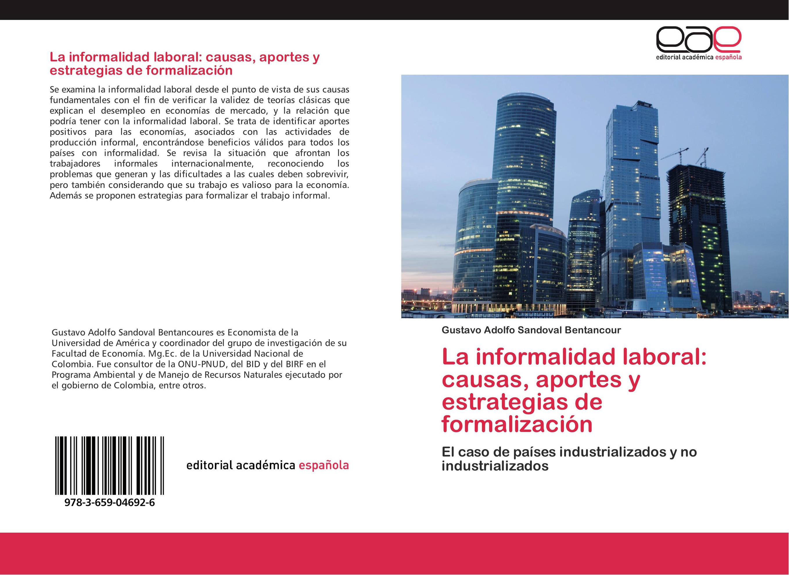 La informalidad laboral: causas, aportes y estrategias de formalización