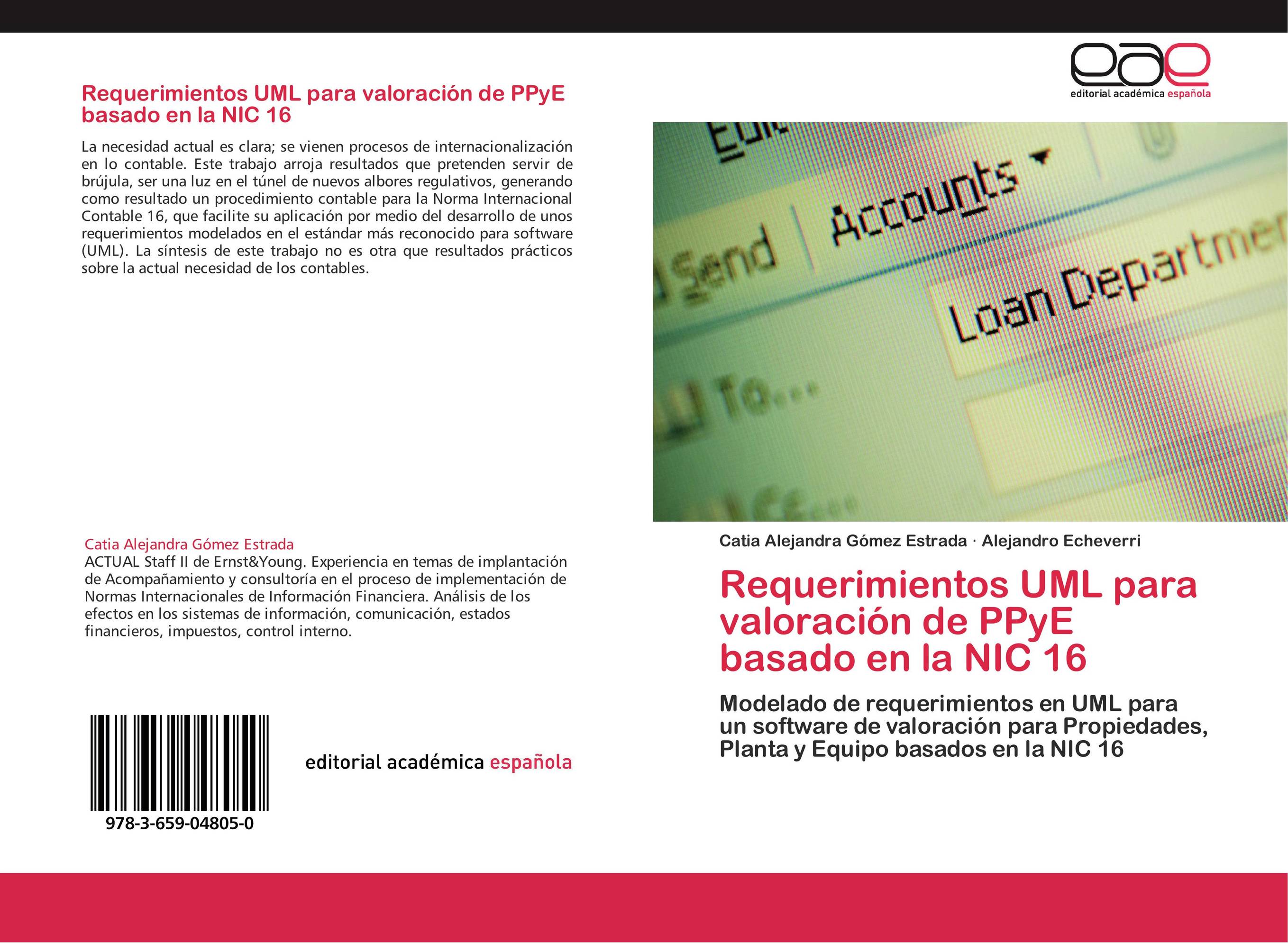 Requerimientos UML para valoración de PPyE basado en la NIC 16