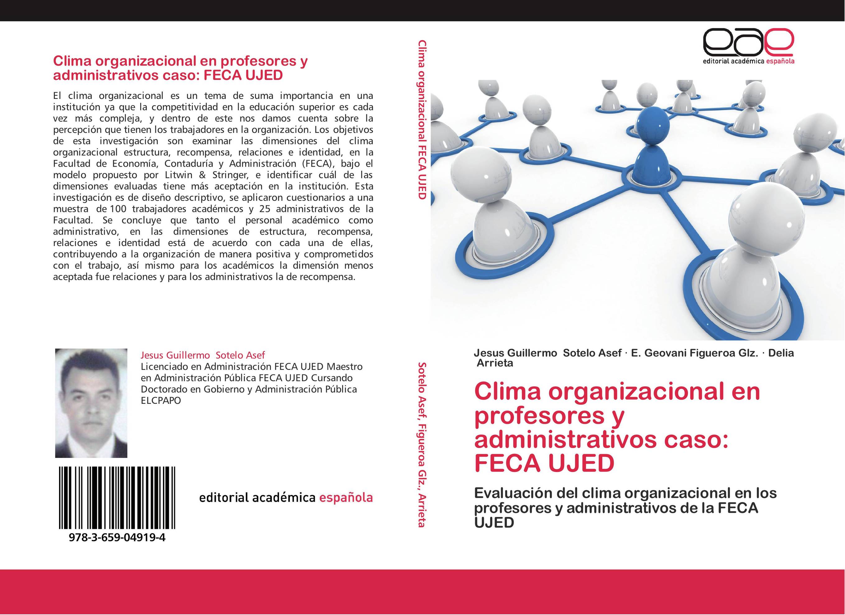 Clima organizacional en profesores y administrativos caso: FECA UJED