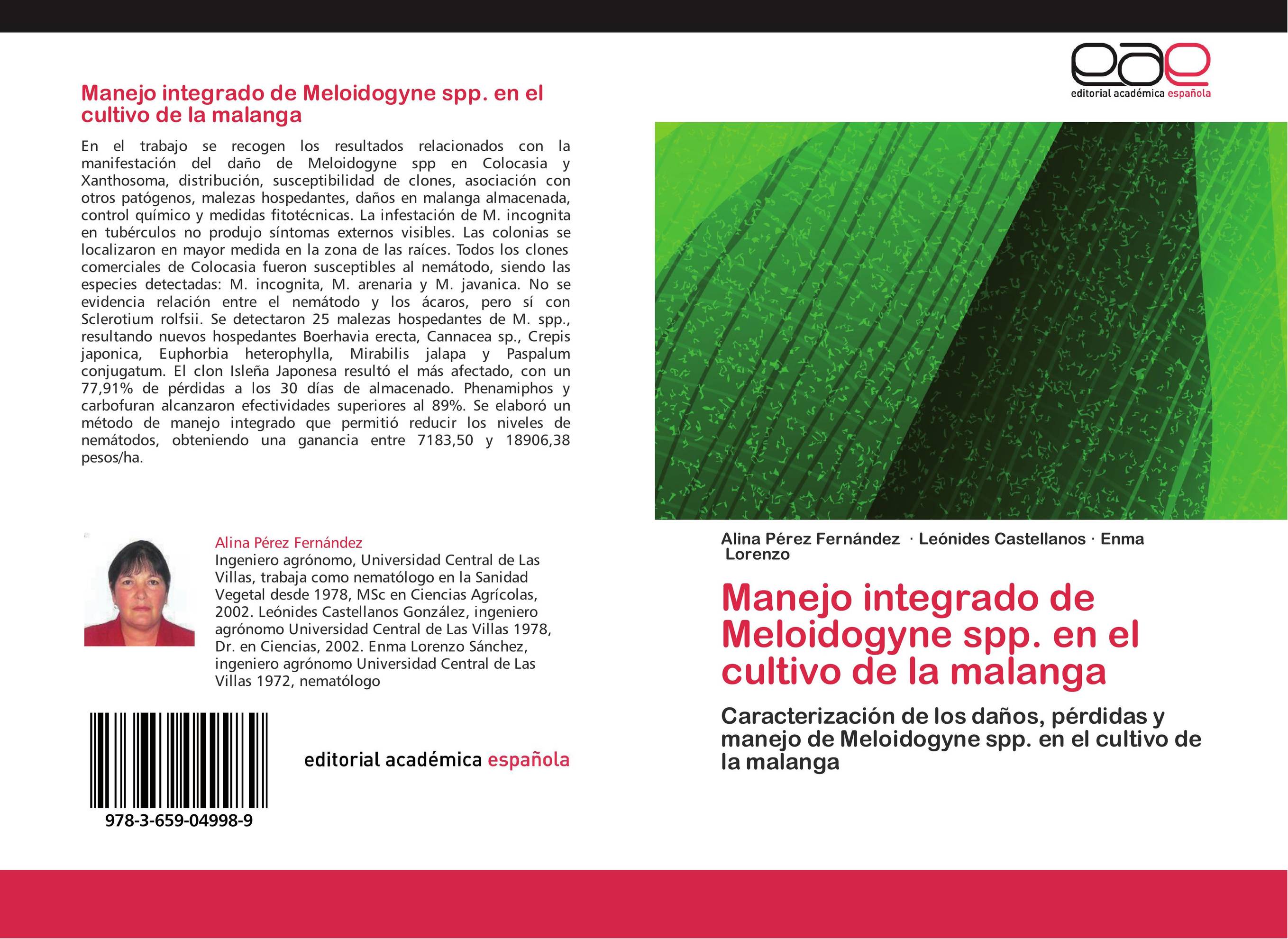Manejo integrado de Meloidogyne spp. en el cultivo de la malanga