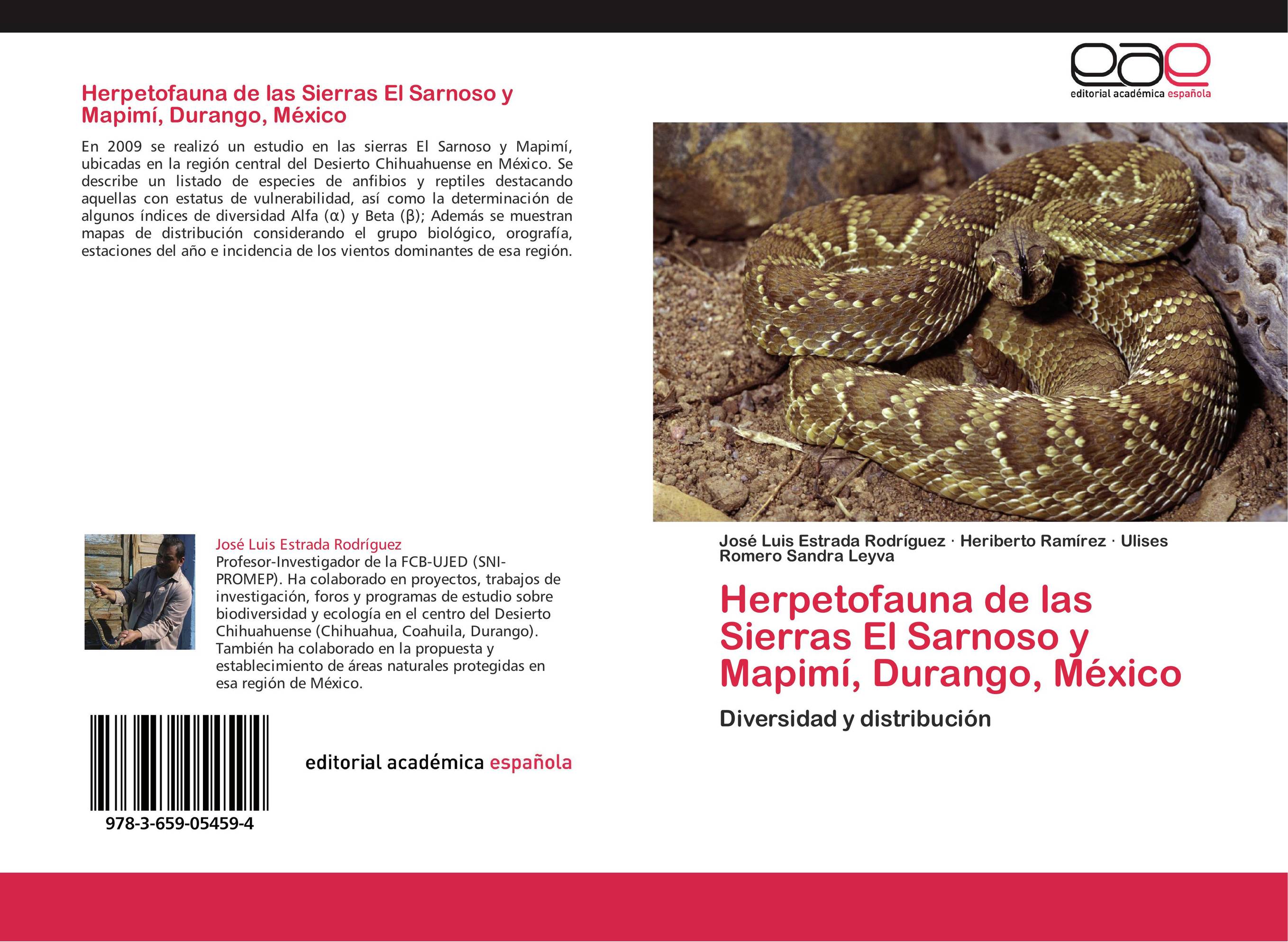 Herpetofauna de las Sierras El Sarnoso y Mapimí, Durango, México