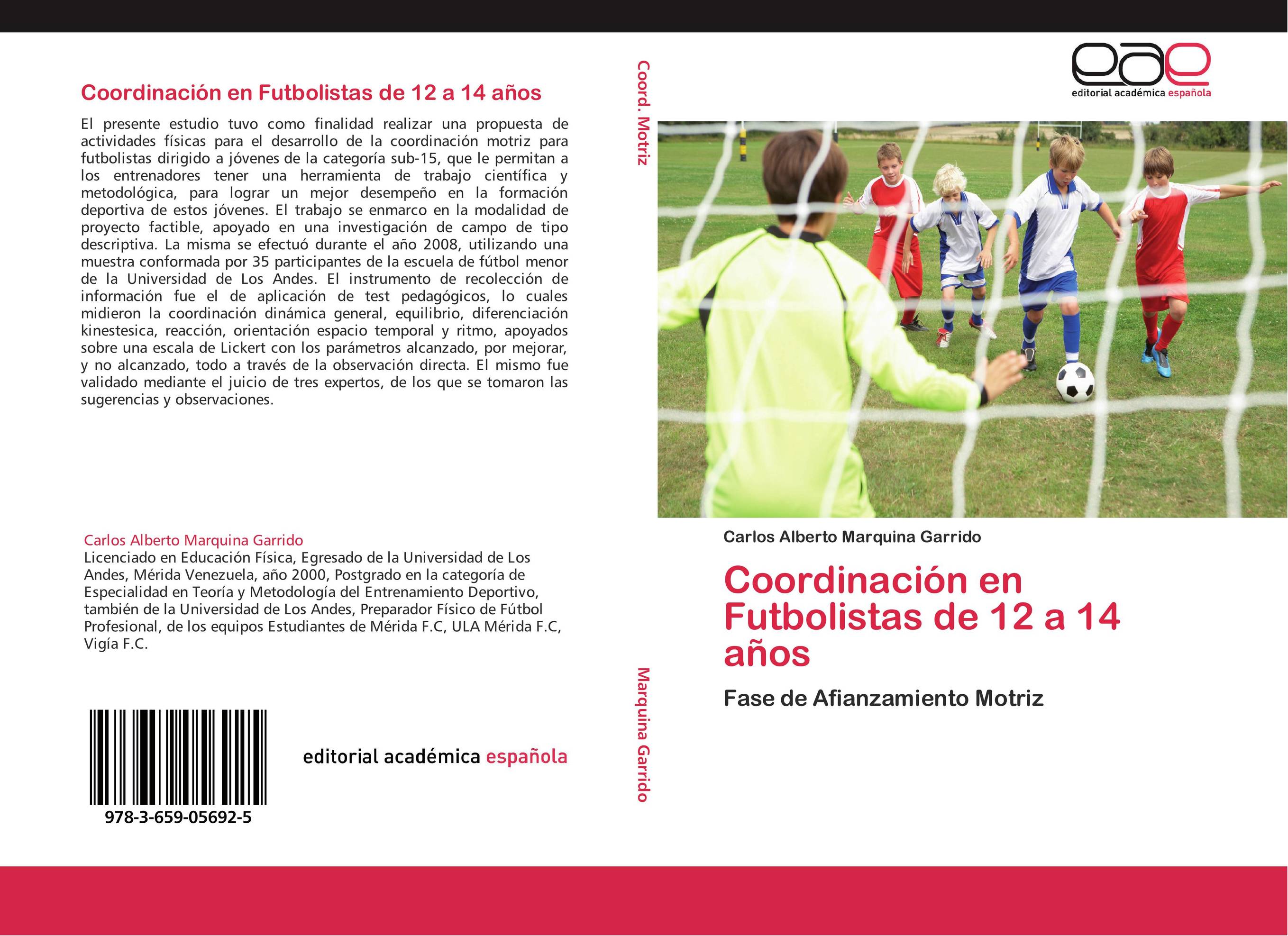 Coordinación en Futbolistas de 12 a 14 años