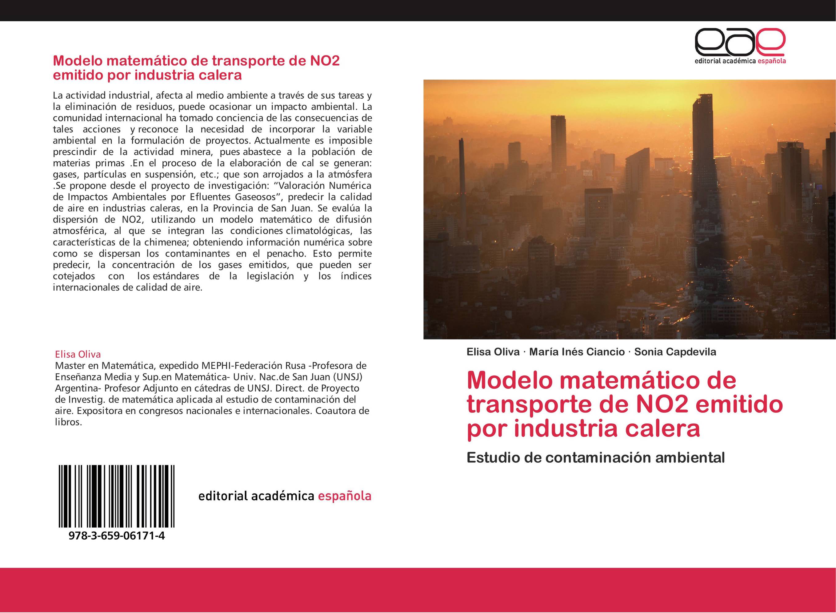 Modelo matemático de transporte de NO2 emitido  por industria calera