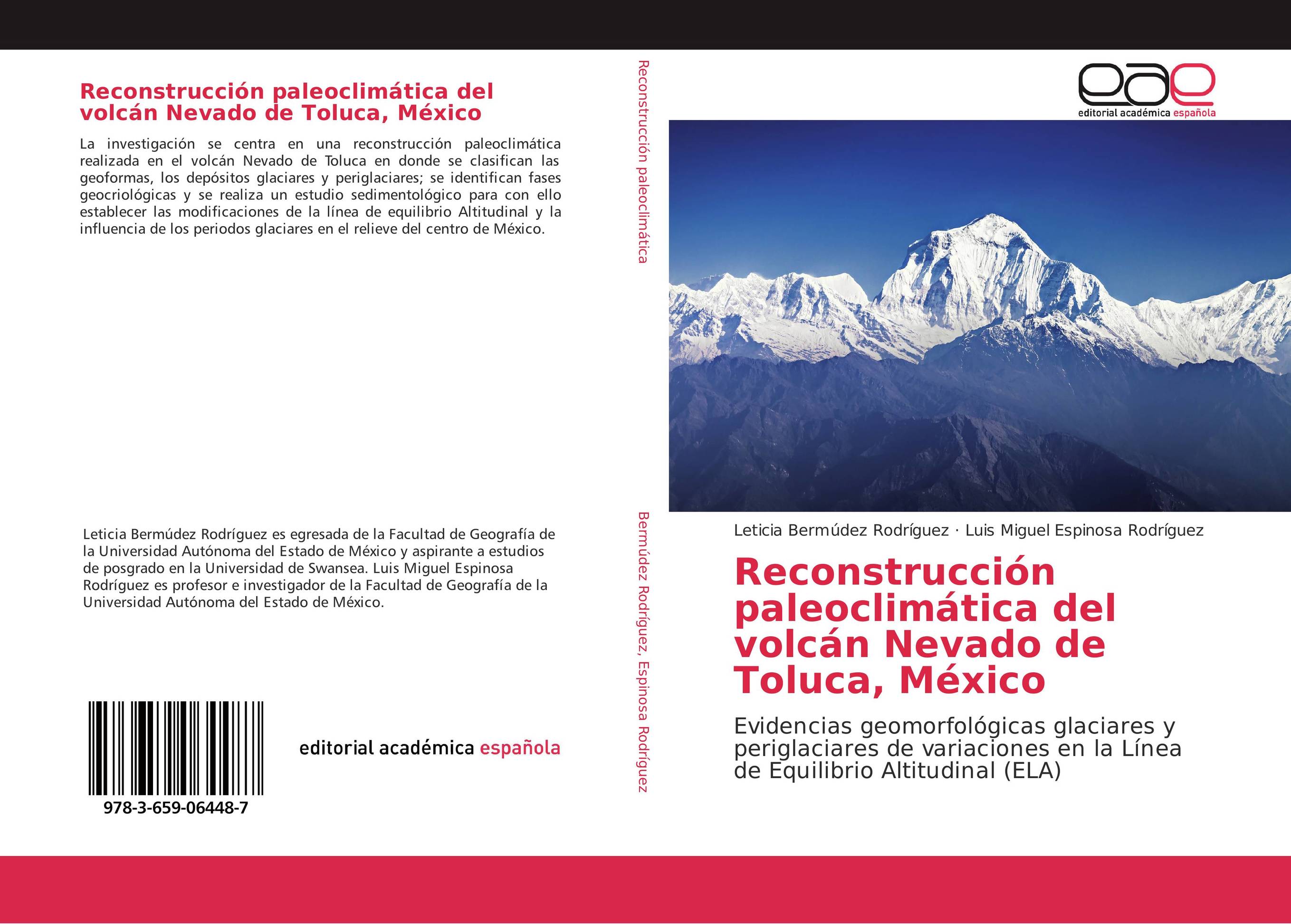 Reconstrucción paleoclimática del volcán Nevado de Toluca, México