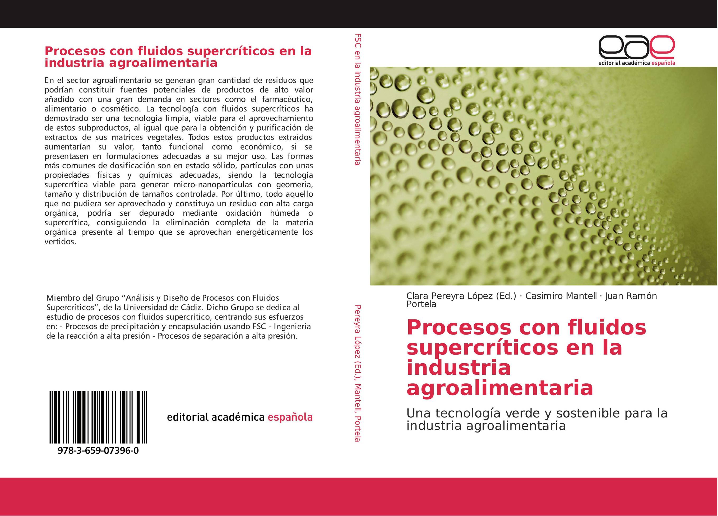 Procesos con fluidos supercríticos en la industria agroalimentaria