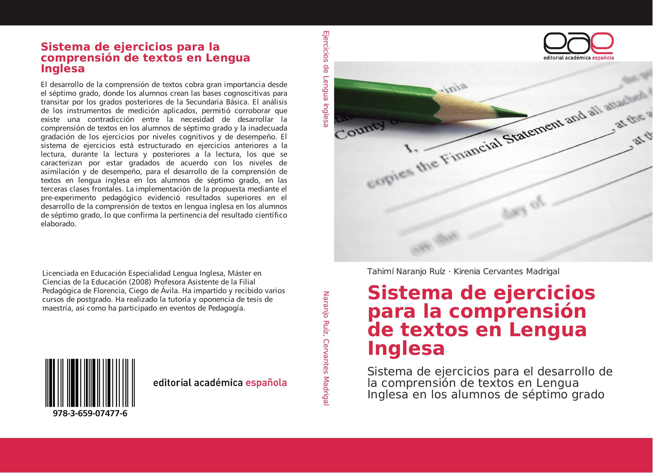 Sistema de ejercicios para la comprensión de textos en Lengua Inglesa