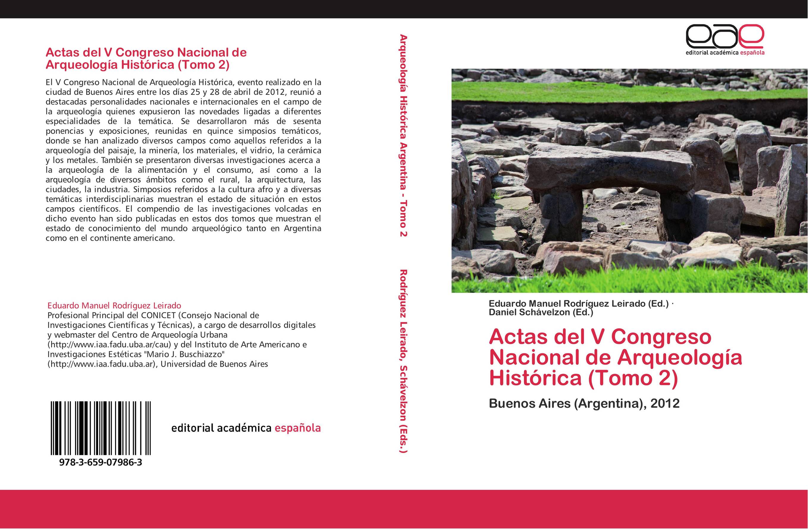 Actas del V Congreso Nacional de Arqueología Histórica (Tomo 2)