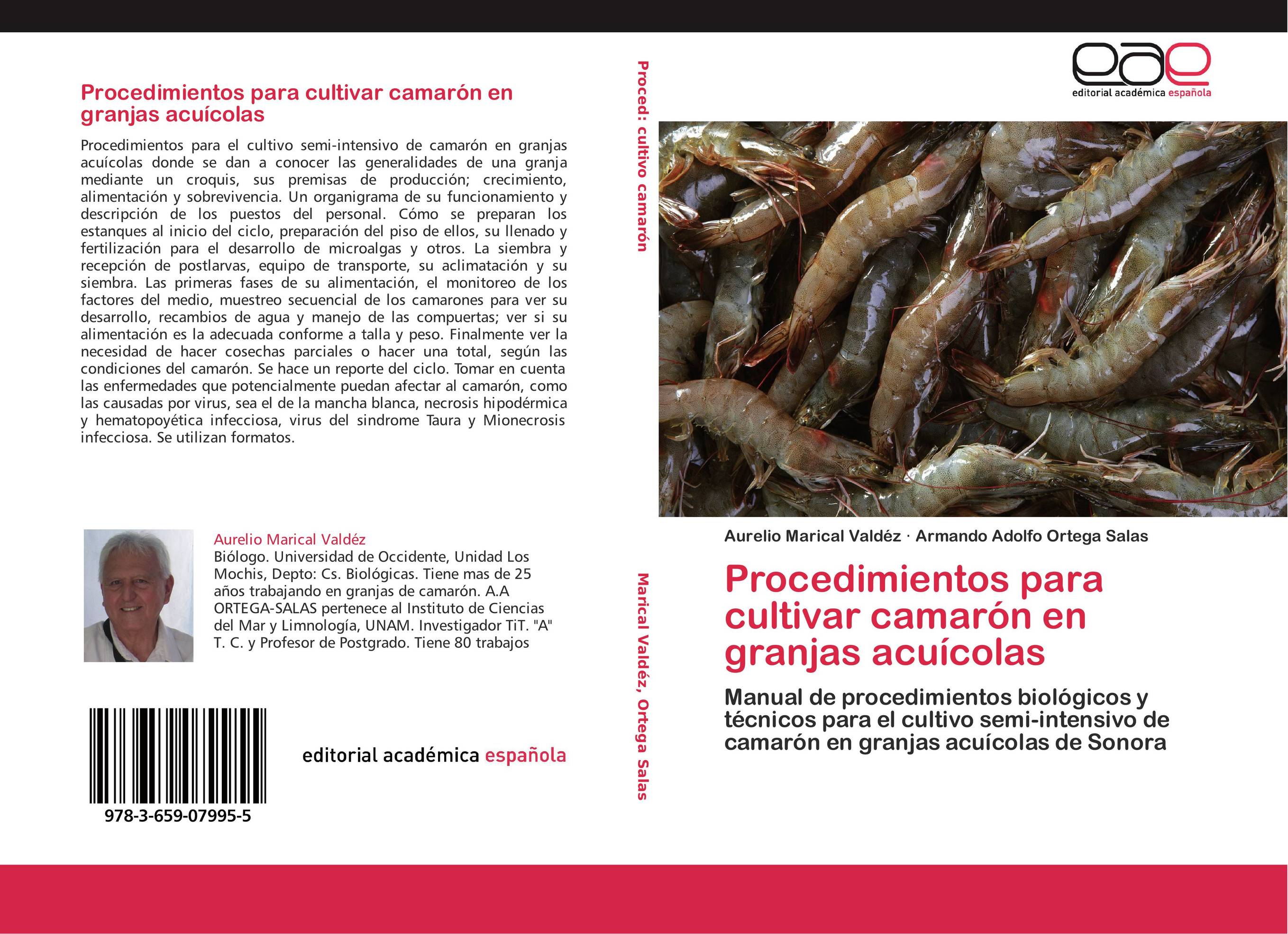 Procedimientos para cultivar camarón en granjas acuícolas