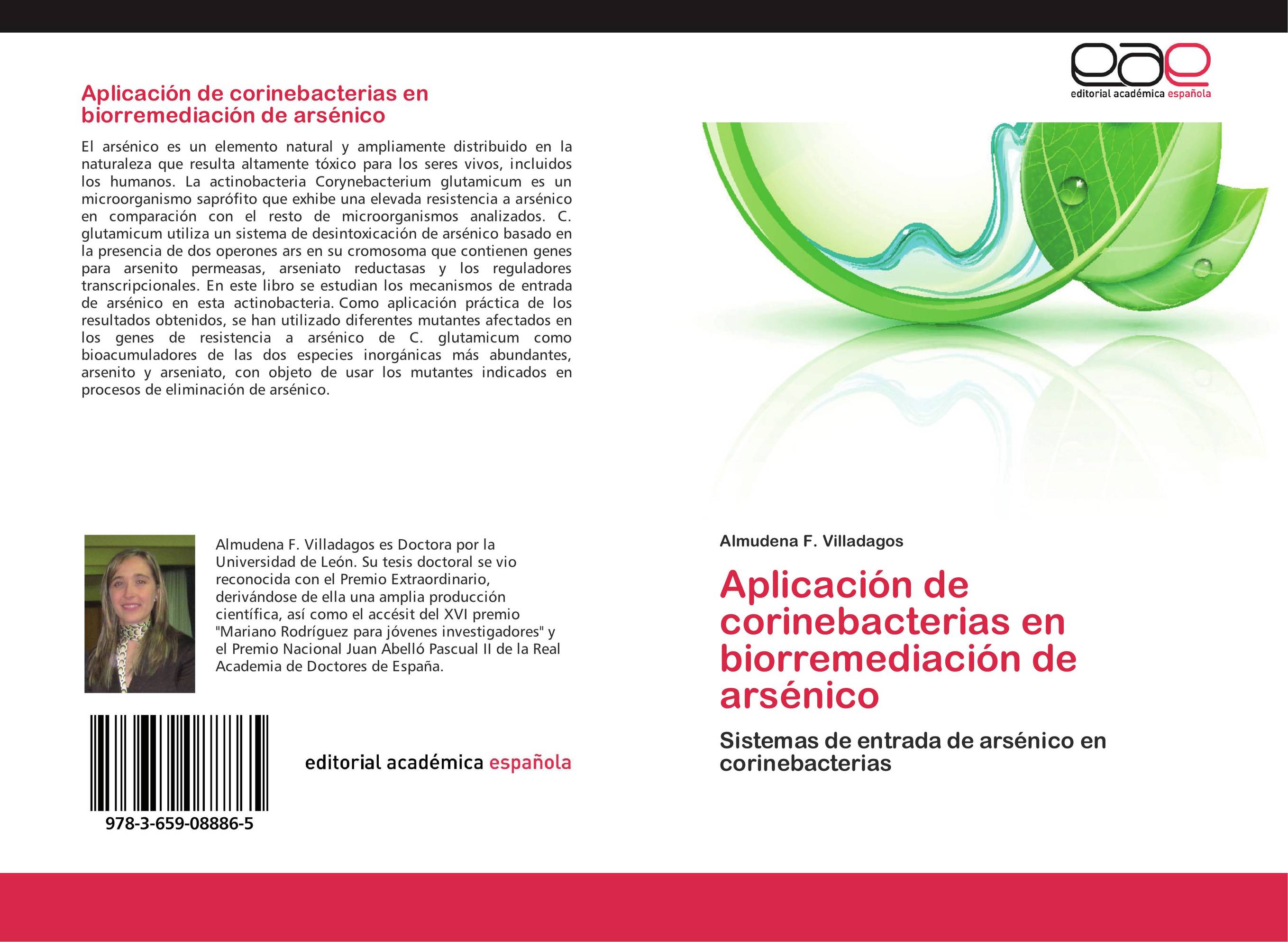 Aplicación de corinebacterias en biorremediación de arsénico