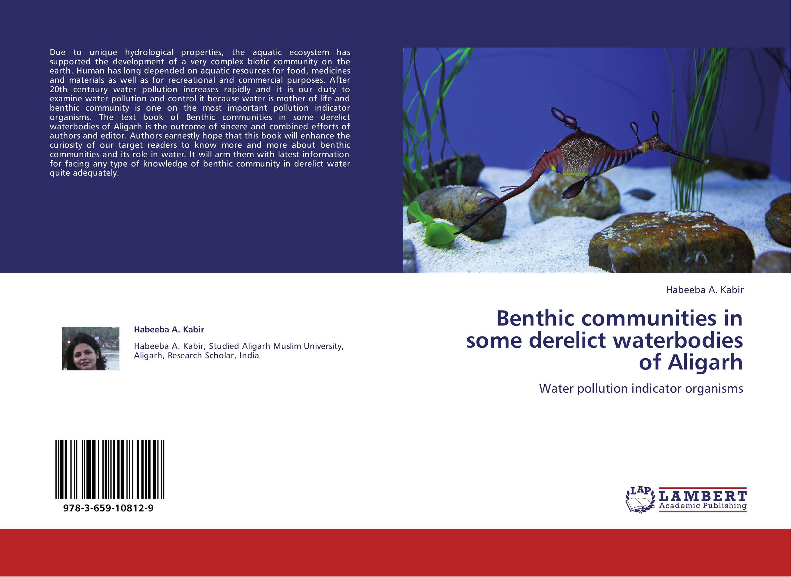 Benthic communities in some derelict waterbodies of Aligarh. Water pollution indicator organisms.