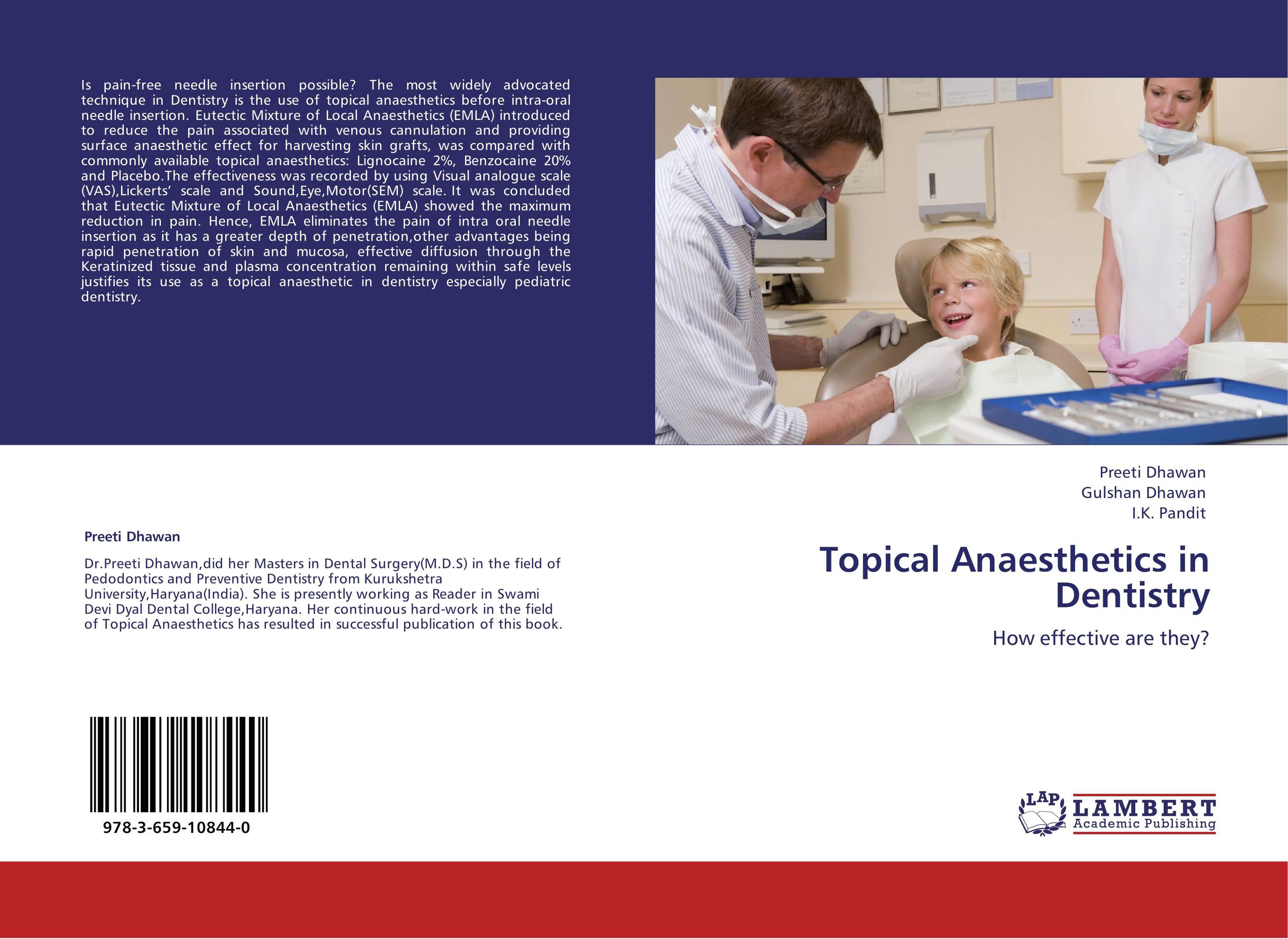 Topical Anaesthetics in Dentistry. How effective are they?.