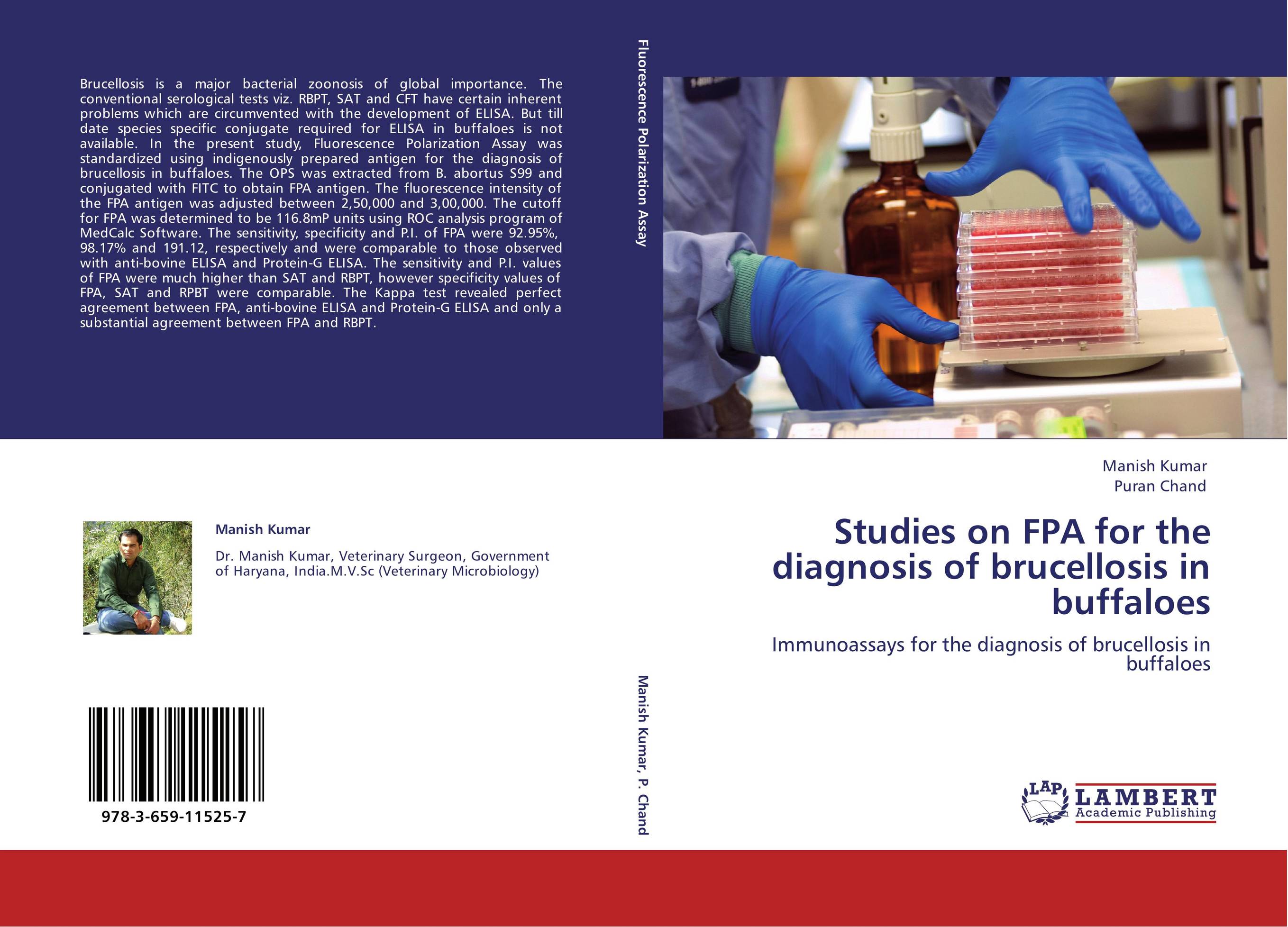 Studies on FPA for the diagnosis of brucellosis in buffaloes. Immunoassays for the diagnosis of brucellosis in buffaloes.