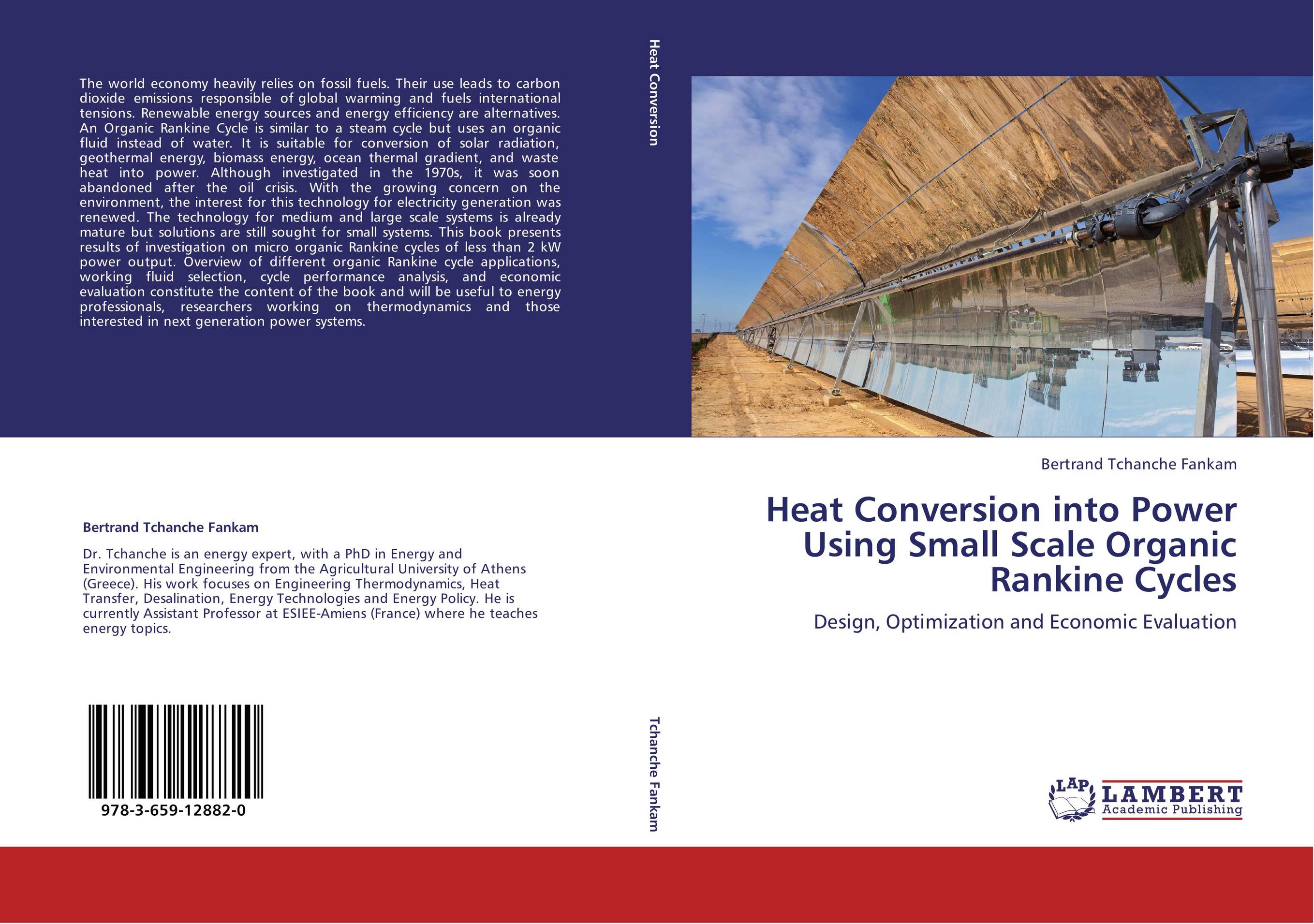Heat Conversion into Power Using Small Scale Organic Rankine Cycles. Design, Optimization and Economic Evaluation.
