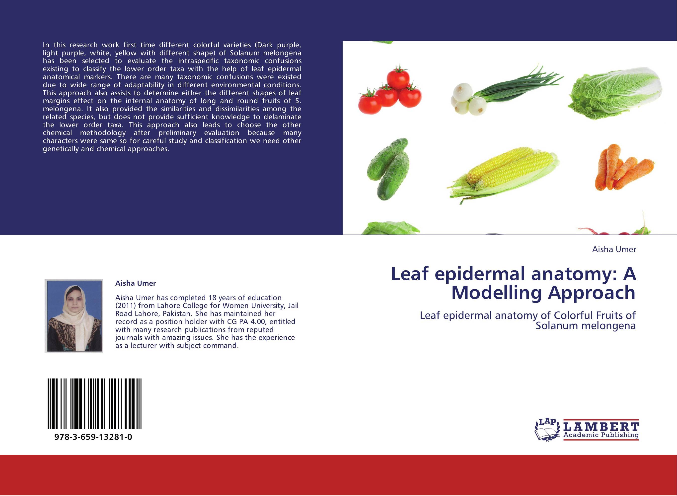 Leaf epidermal anatomy: A Modelling Approach. Leaf epidermal anatomy of Colorful Fruits of Solanum melongena.