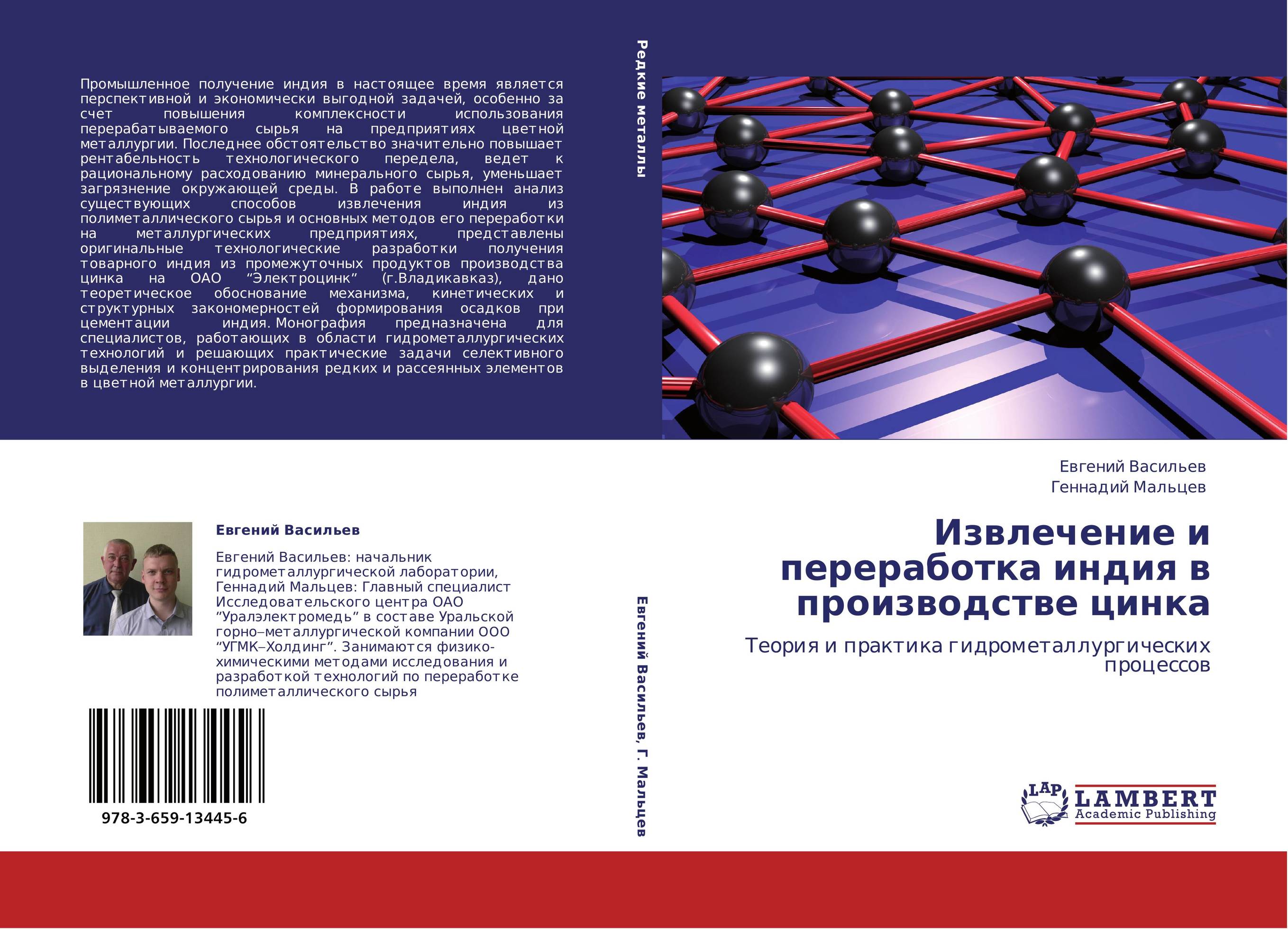 Извлечение и переработка индия в производстве цинка. Теория и практика гидрометаллургических процессов.