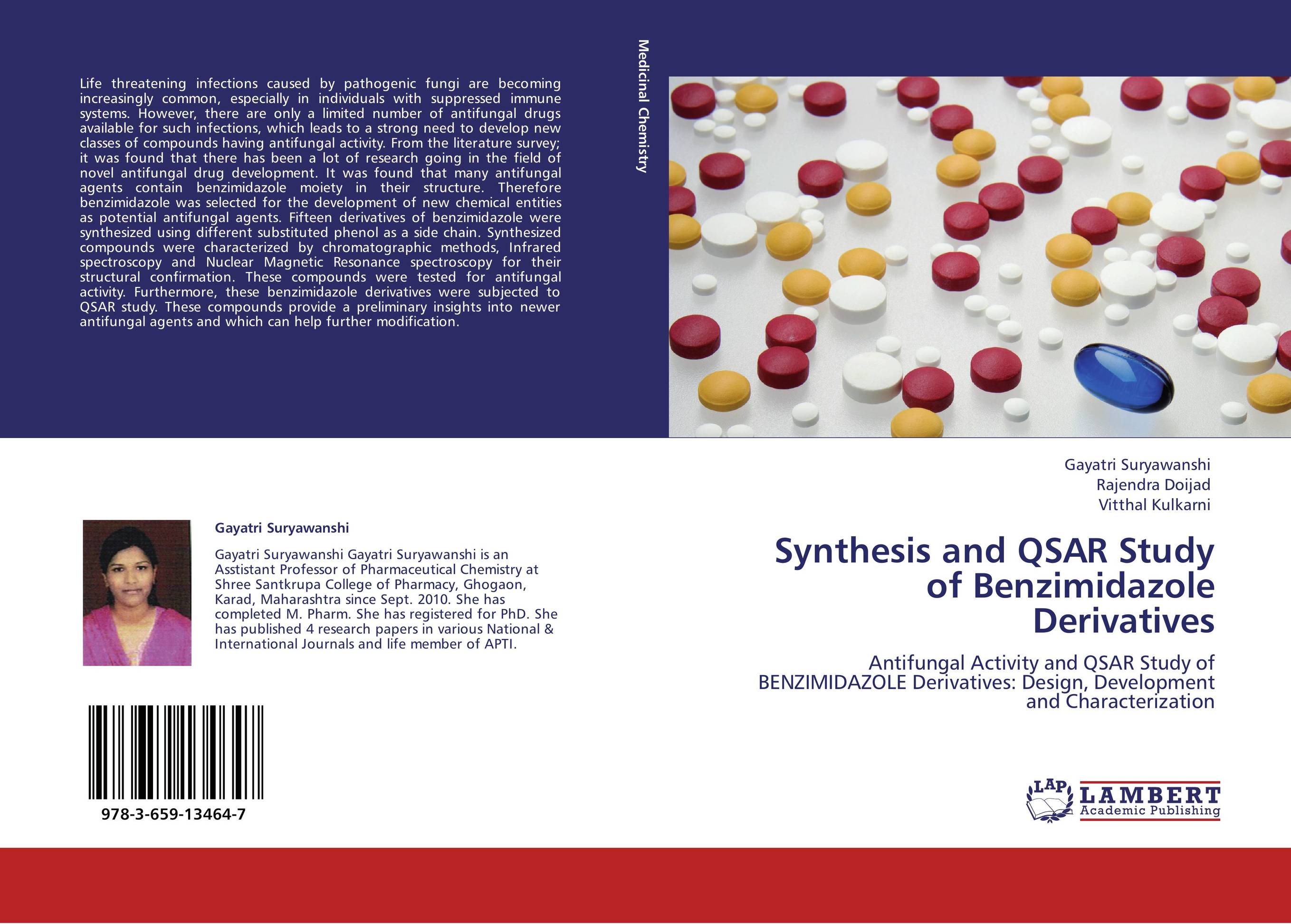 Synthesis and QSAR Study of Benzimidazole Derivatives. Antifungal Activity and QSAR Study of BENZIMIDAZOLE Derivatives: Design, Development and Characterization.