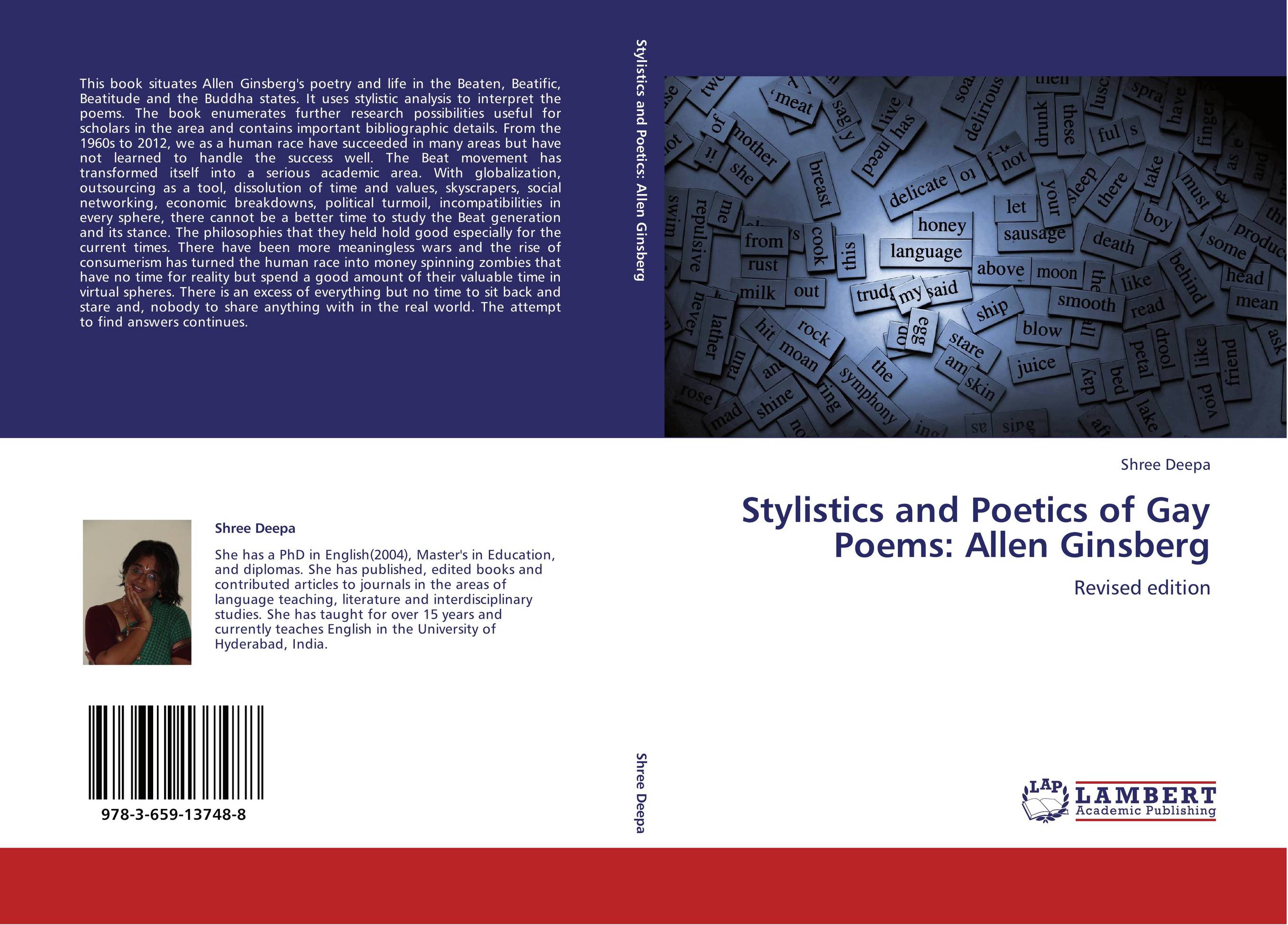 Stylistics and Poetics of Gay Poems: Allen Ginsberg. Revised edition.