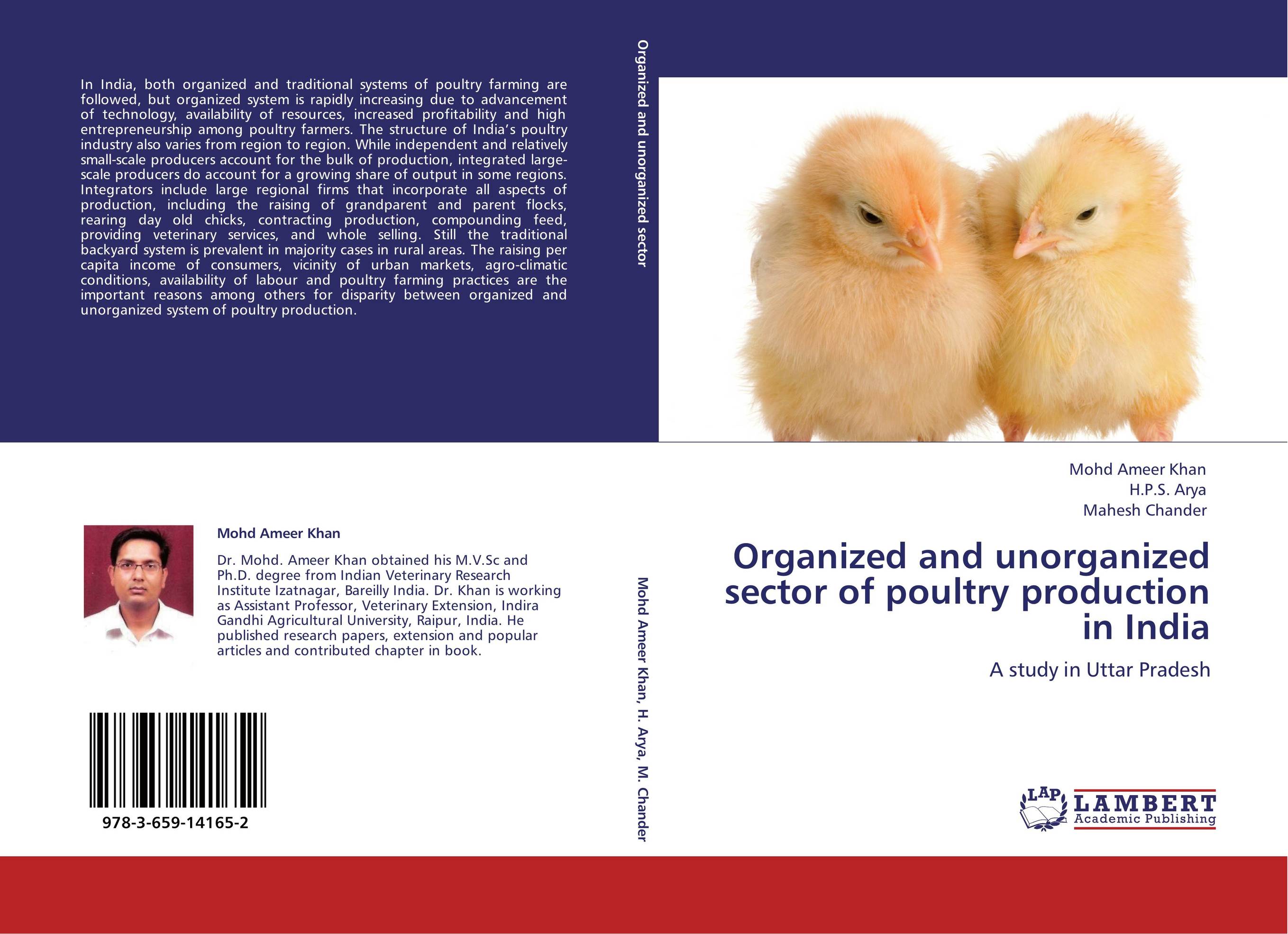 Organized and unorganized sector of  poultry production in India. A study in Uttar Pradesh.