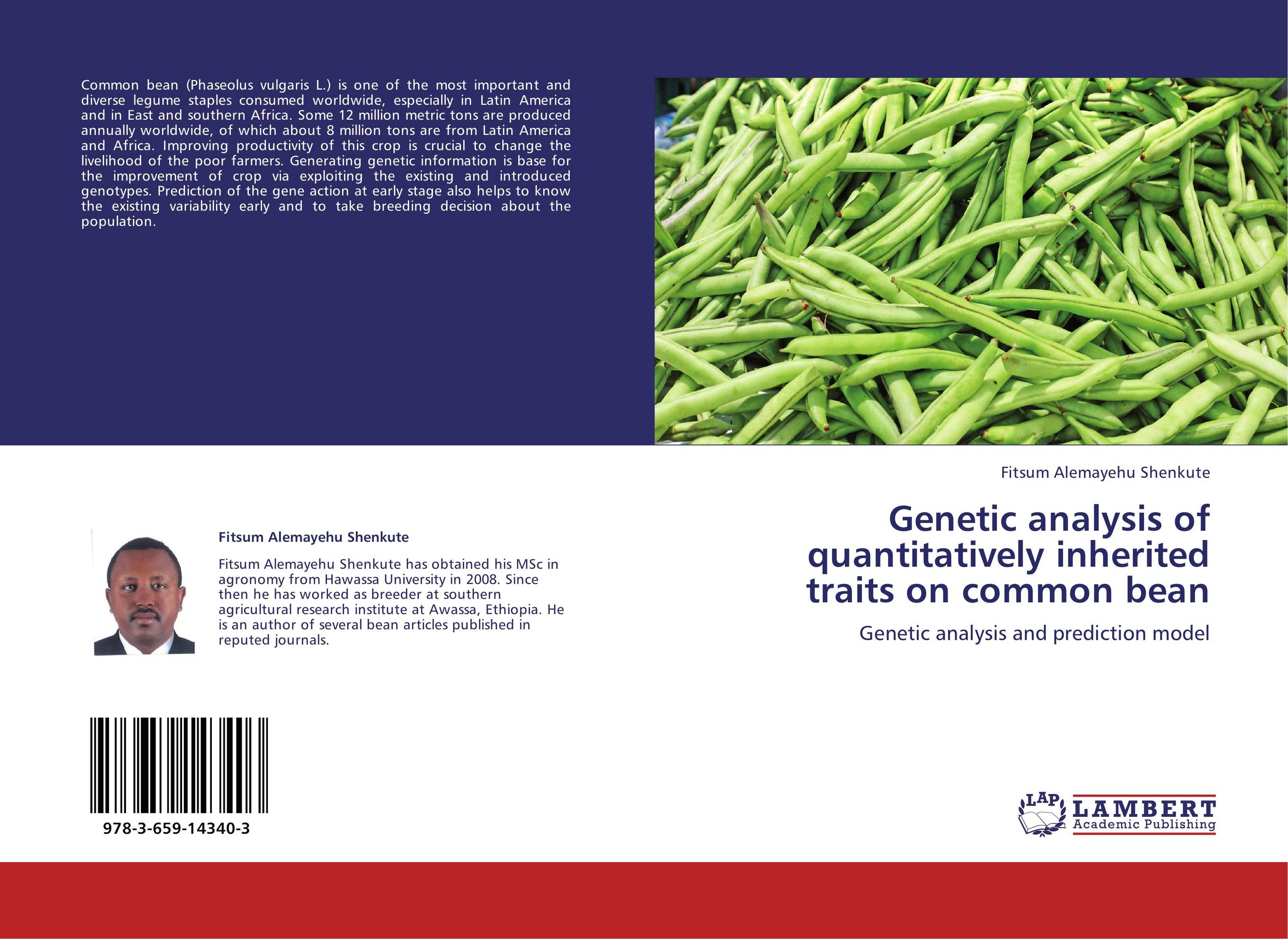 Genetic analysis of quantitatively inherited traits on common bean. Genetic analysis and prediction model.