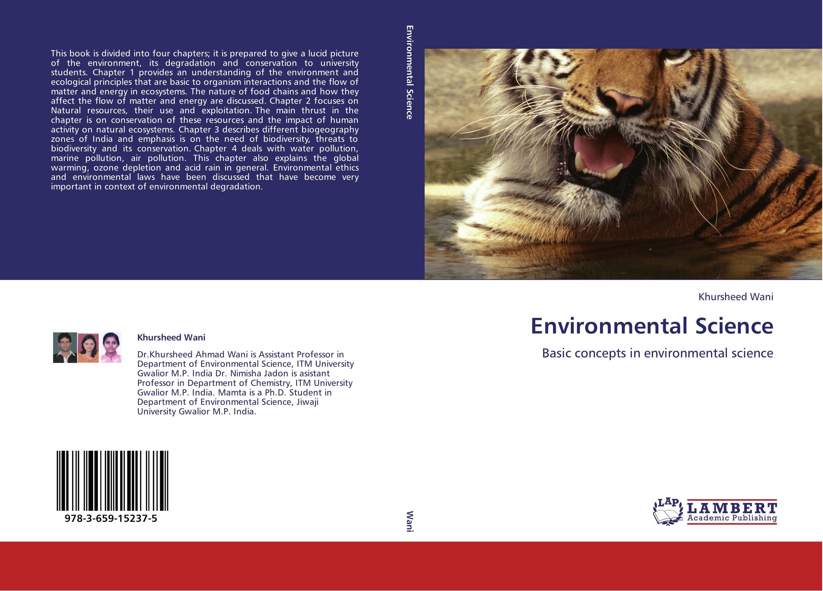 Environmental Science. Basic concepts in environmental science.