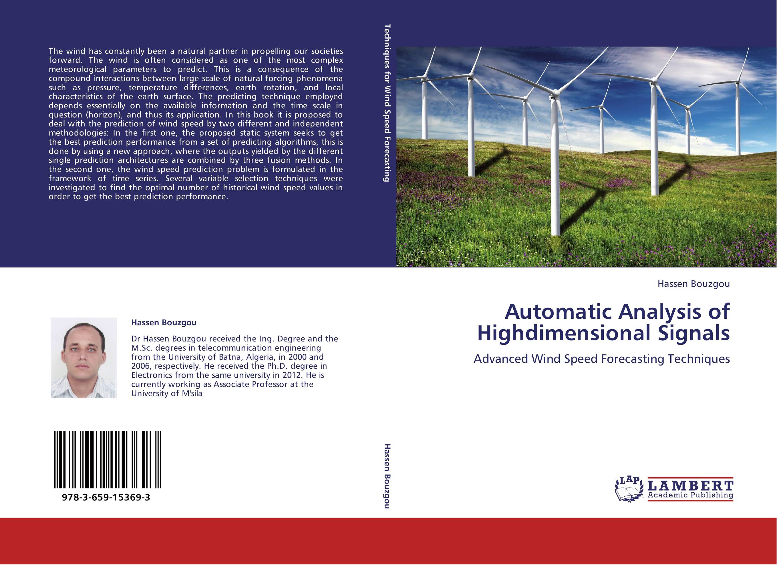 Automatic Analysis of Highdimensional Signals. Advanced Wind Speed Forecasting Techniques.