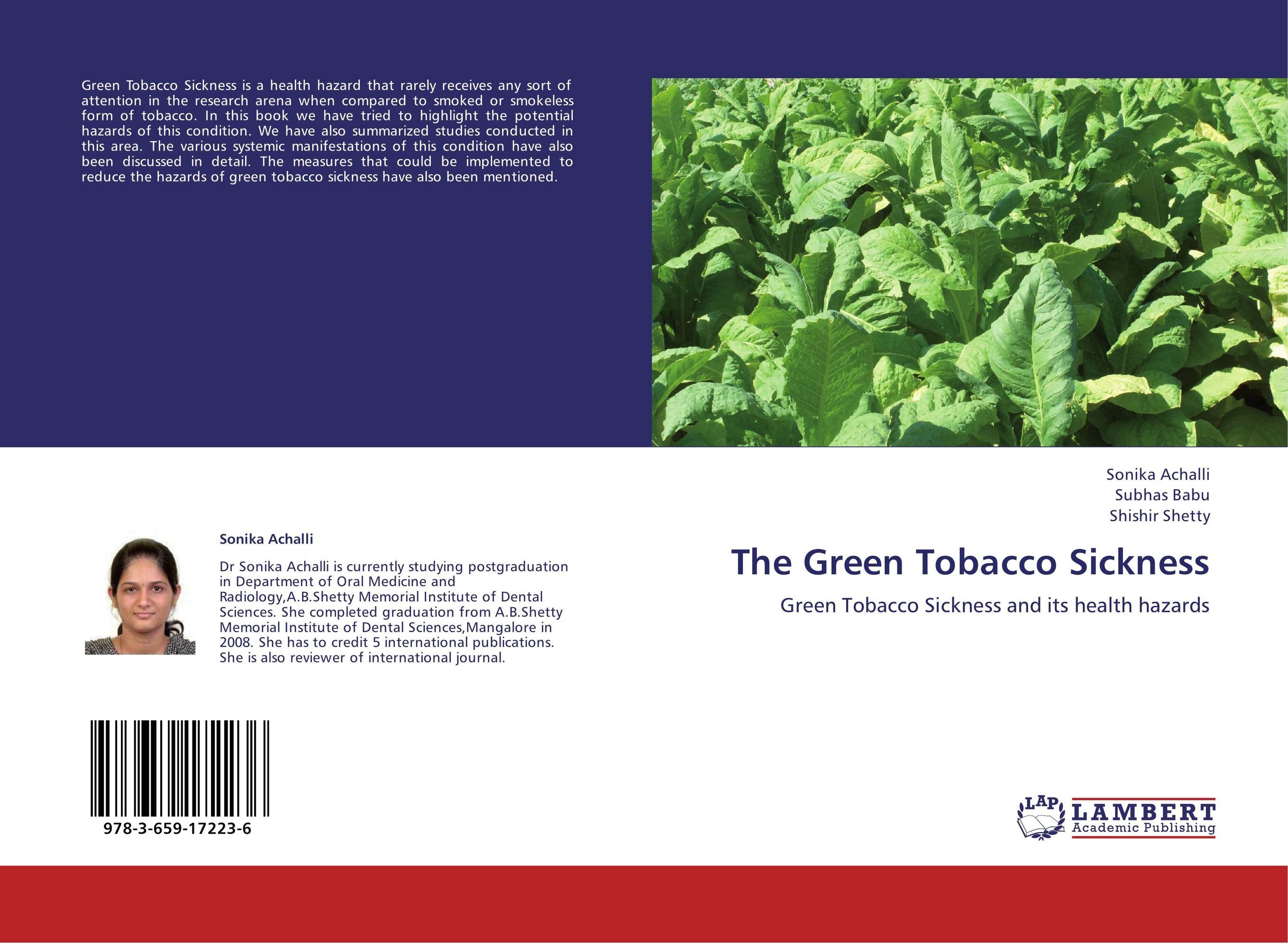 The Green Tobacco Sickness. Green Tobacco Sickness and its health hazards.
