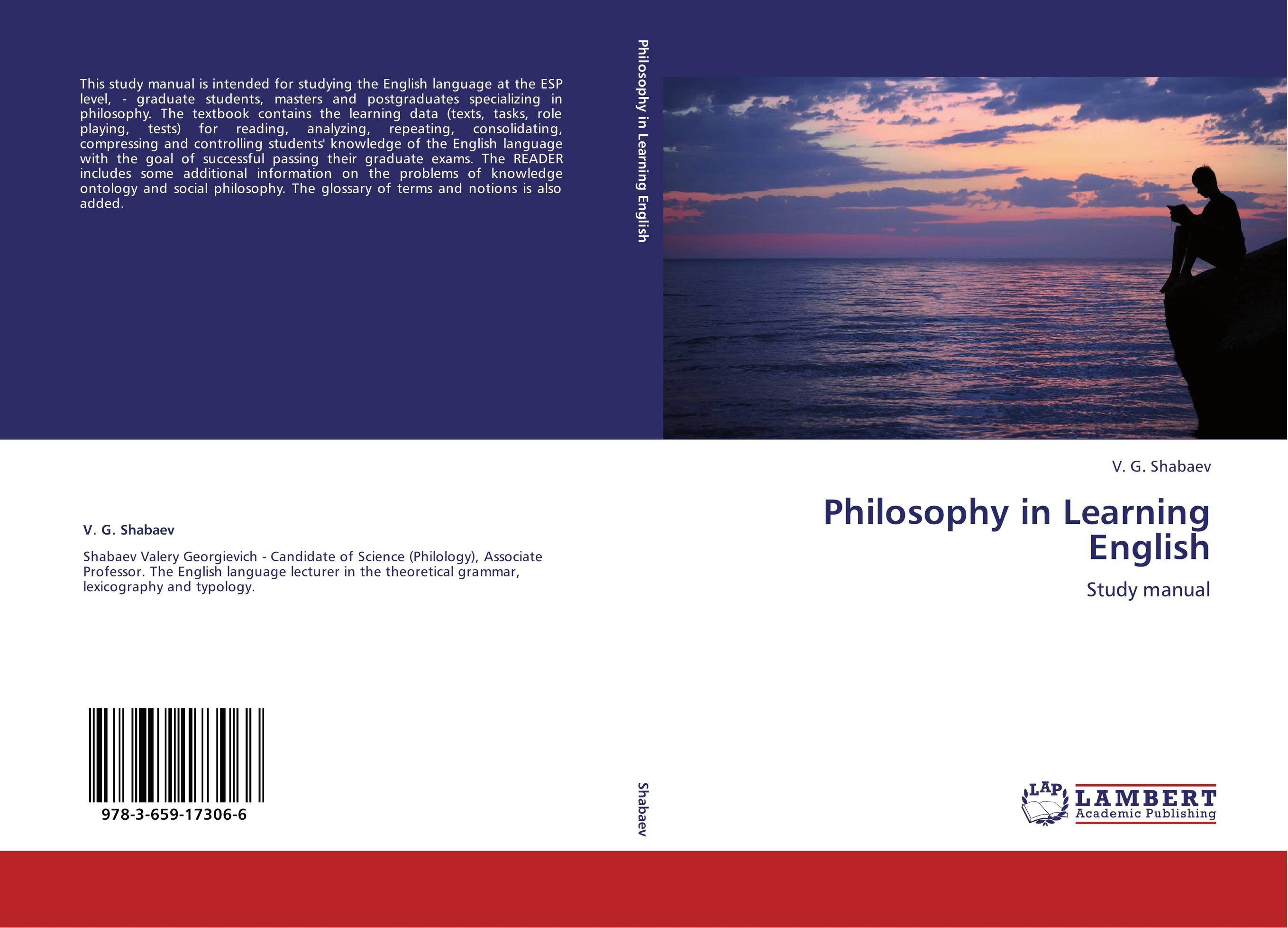 Philosophy in Learning English. Study manual.
