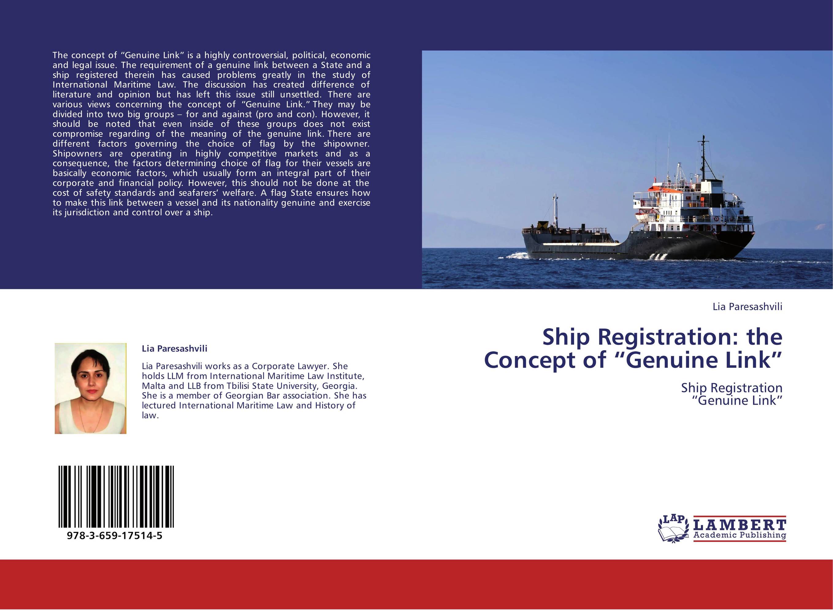 Ship Registration: the Concept of “Genuine Link”. Ship Registration  “Genuine Link”.
