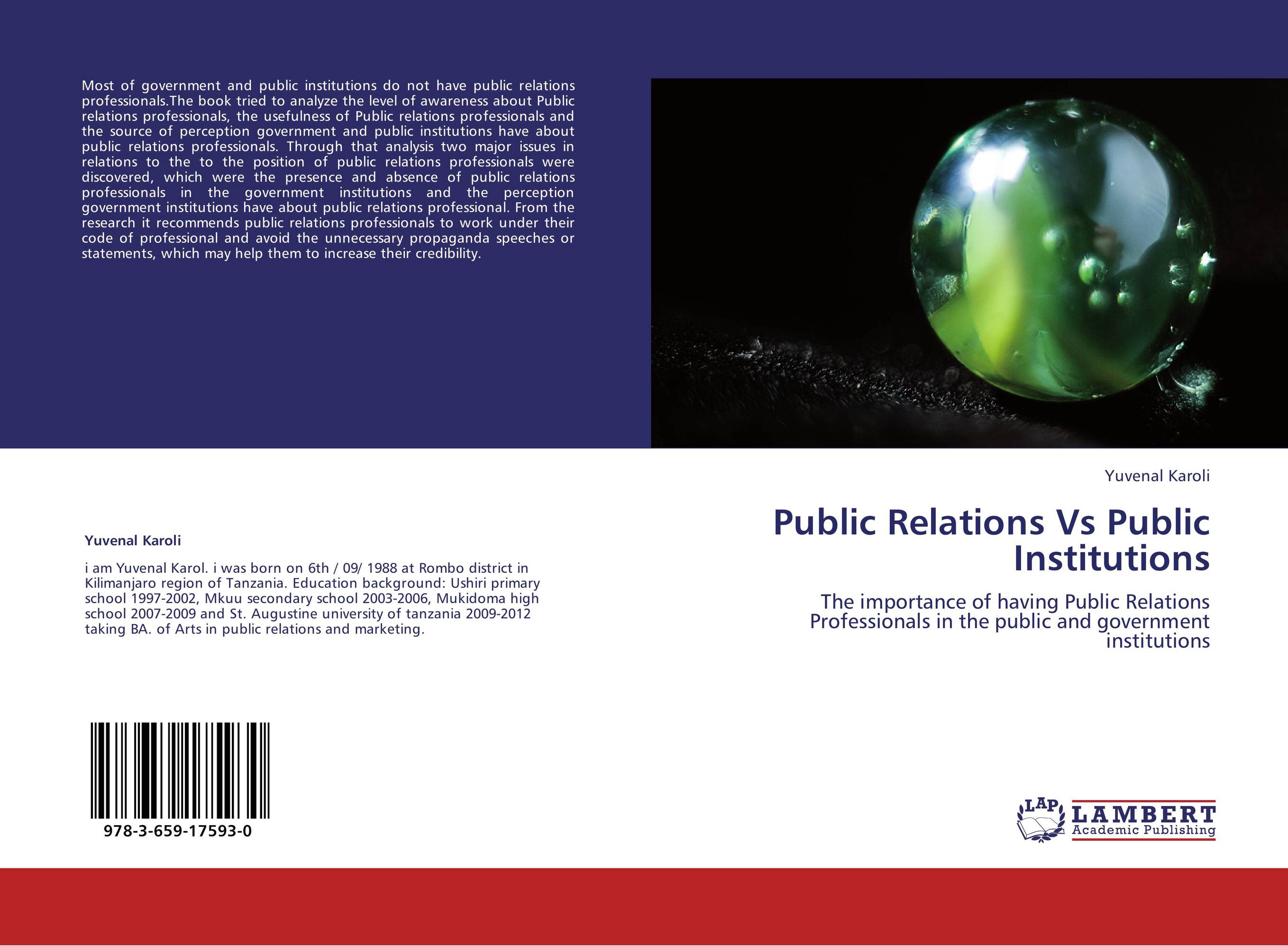 Public Relations  Vs Public Institutions. The importance of having Public Relations Professionals in the public and government institutions.