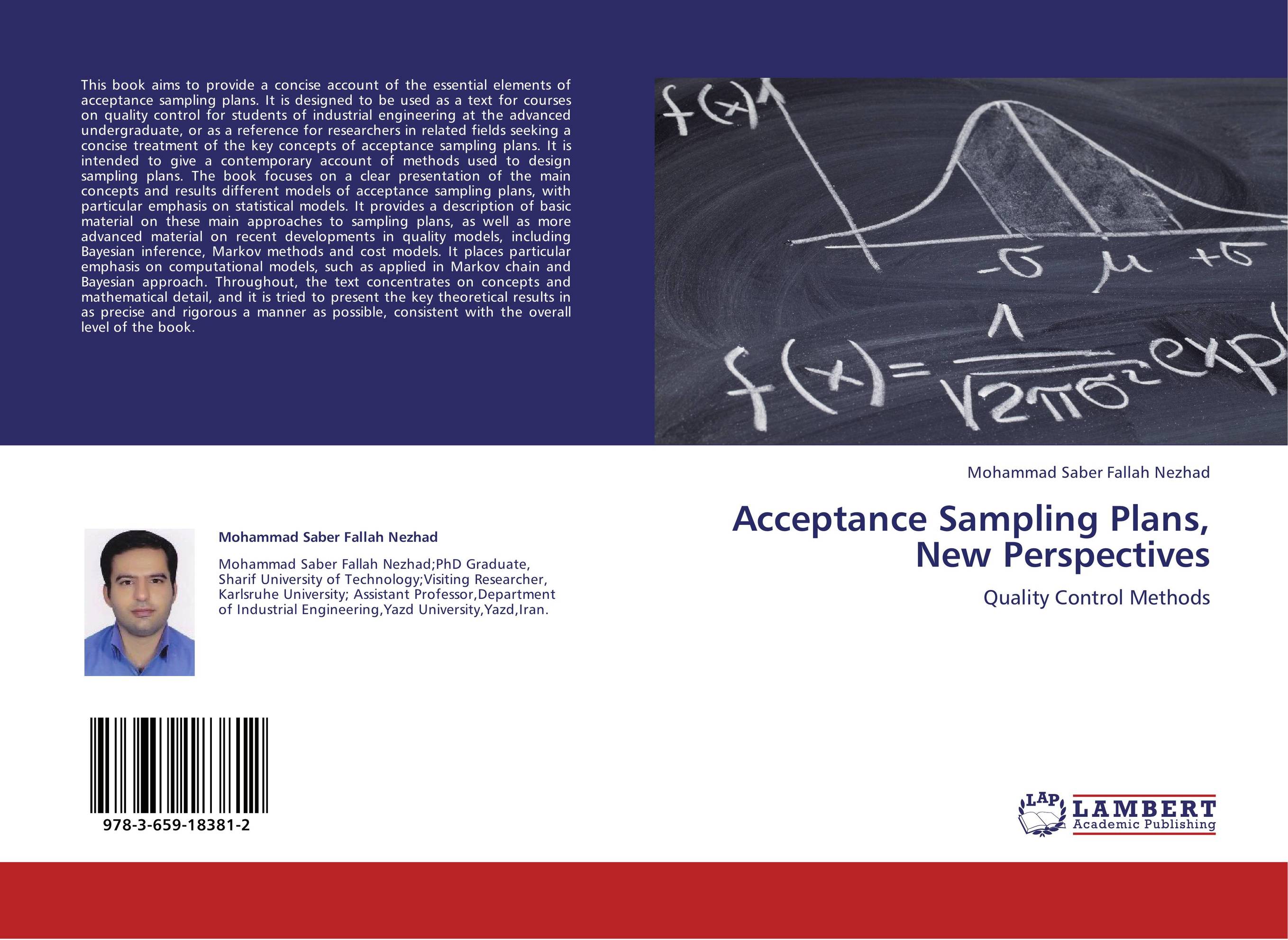 Acceptance Sampling Plans, New Perspectives. Quality Control Methods.