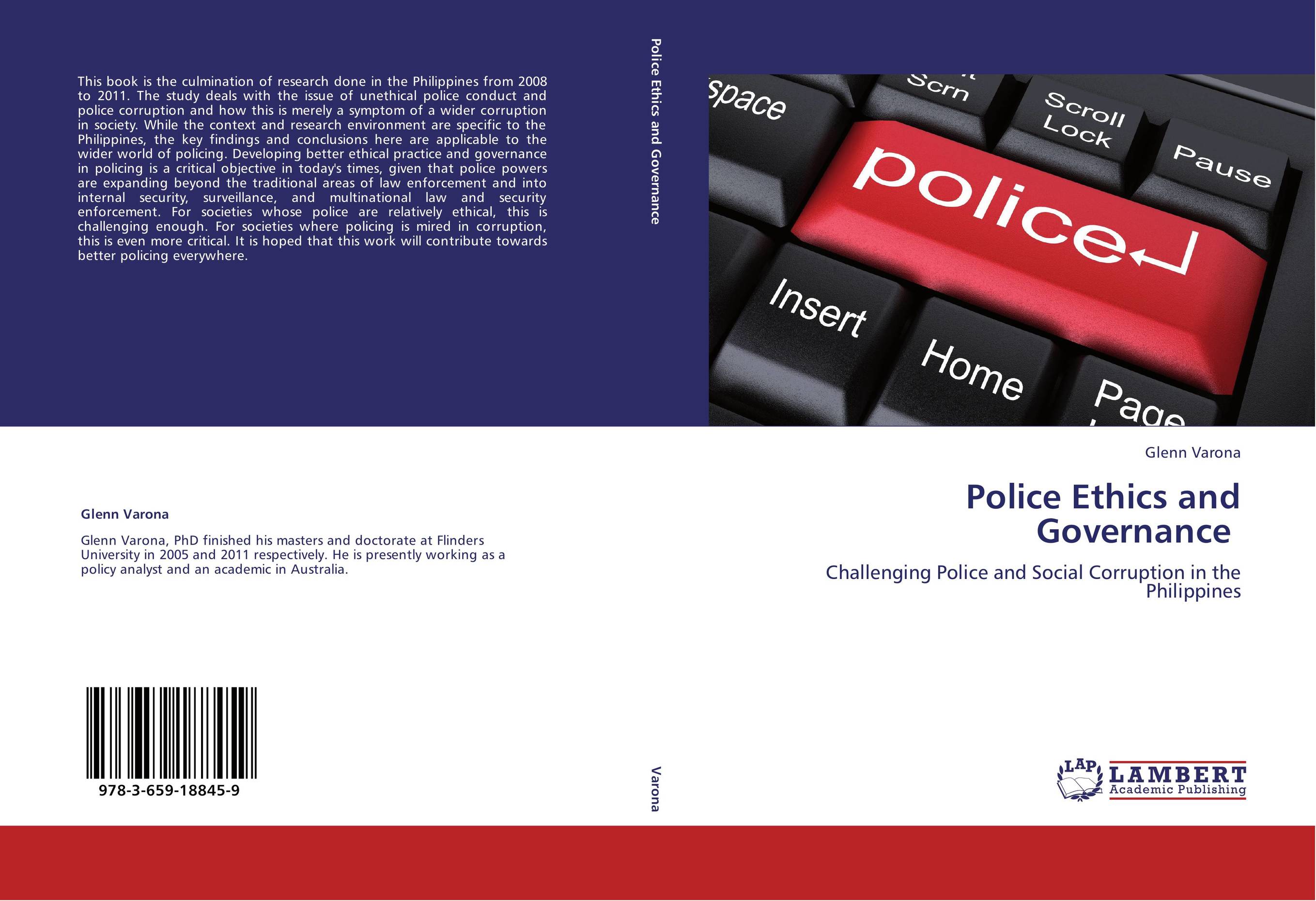 Police Ethics and Governance. Challenging Police and Social Corruption in the  Philippines.