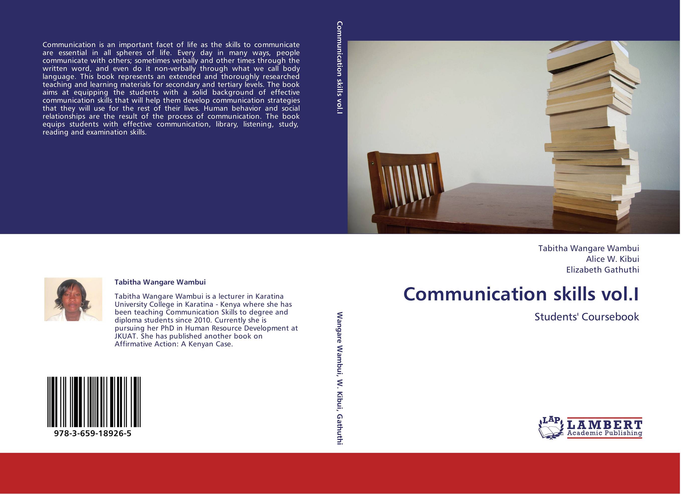 Communication skills vol.I. Students' Coursebook.