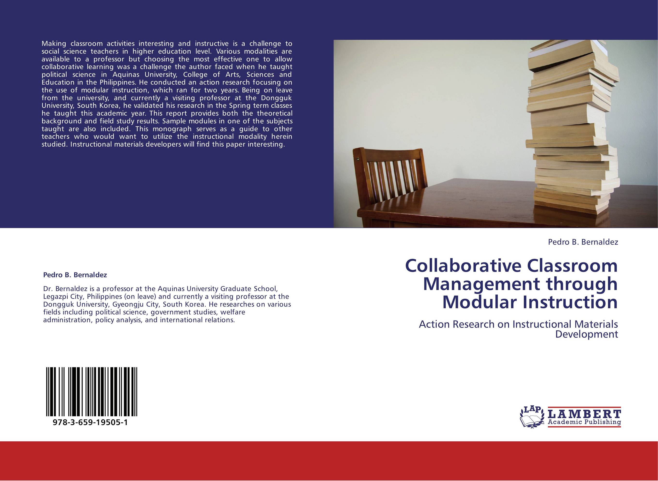 Collaborative Classroom Management through Modular Instruction. Action Research on Instructional Materials Development.