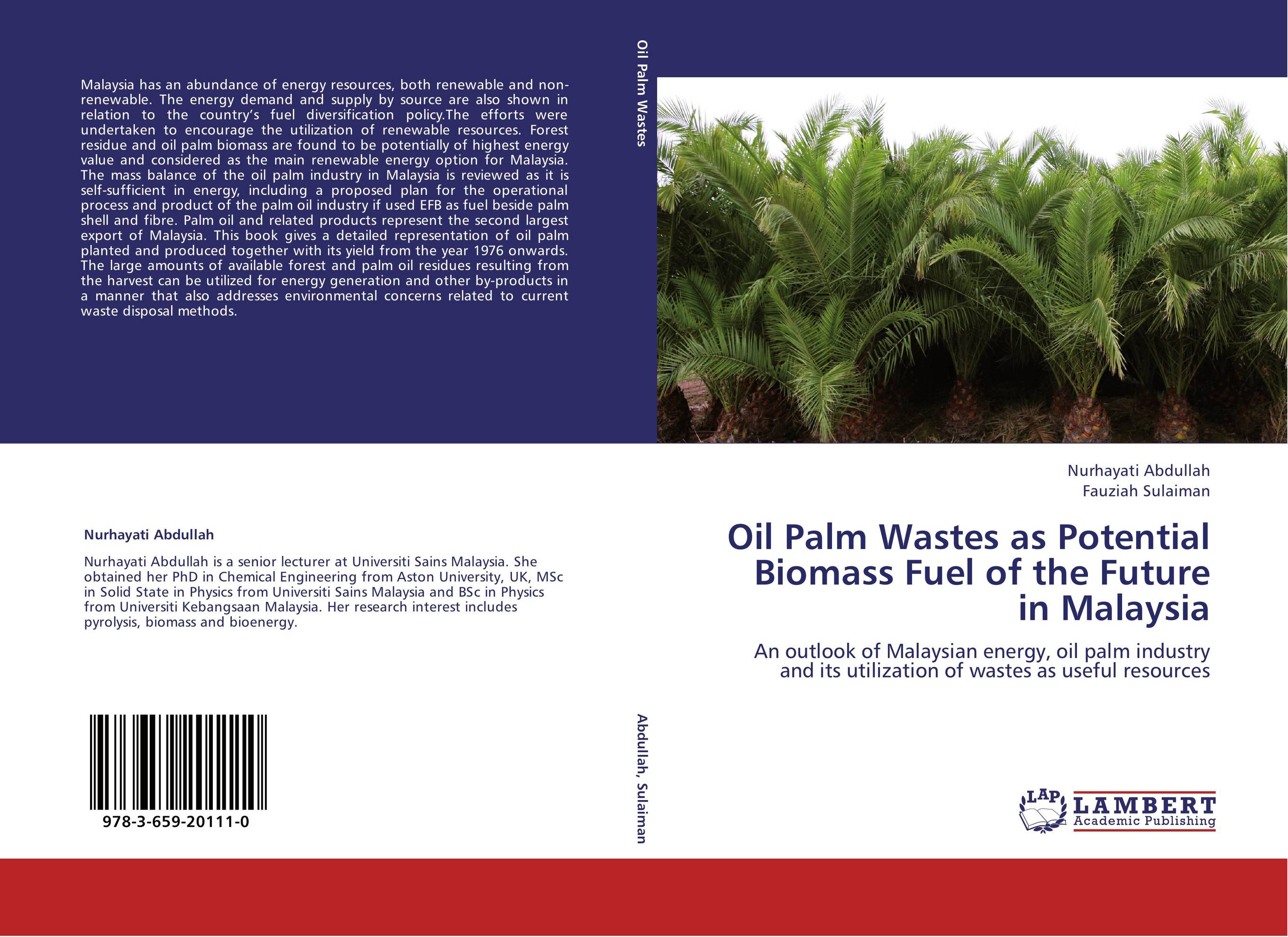 Oil Palm Wastes as Potential Biomass Fuel of the Future in Malaysia. An outlook of Malaysian energy, oil palm industry and its utilization of wastes as useful resources.