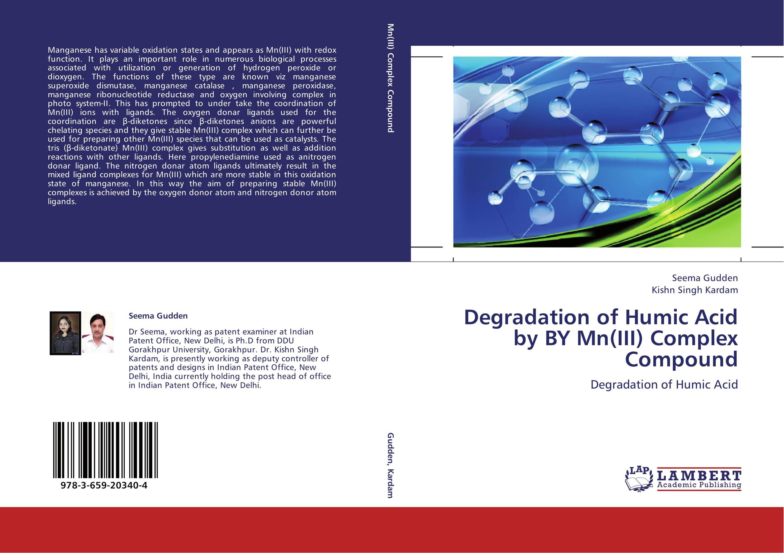 Degradation of Humic Acid by BY Mn(III) Complex Compound. Degradation of Humic Acid.
