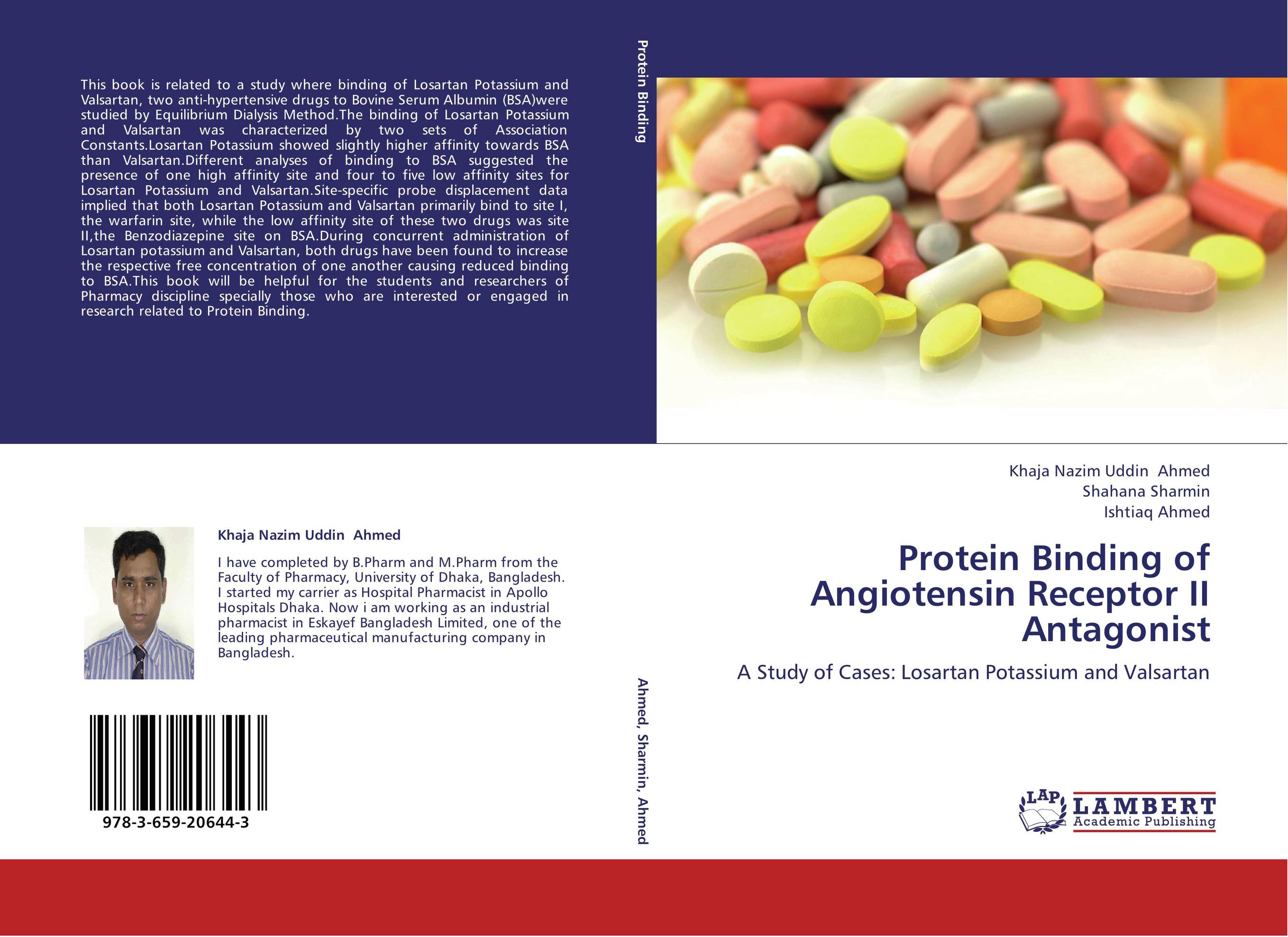 Protein Binding of Angiotensin Receptor II Antagonist. A Study of Cases: Losartan Potassium and Valsartan.