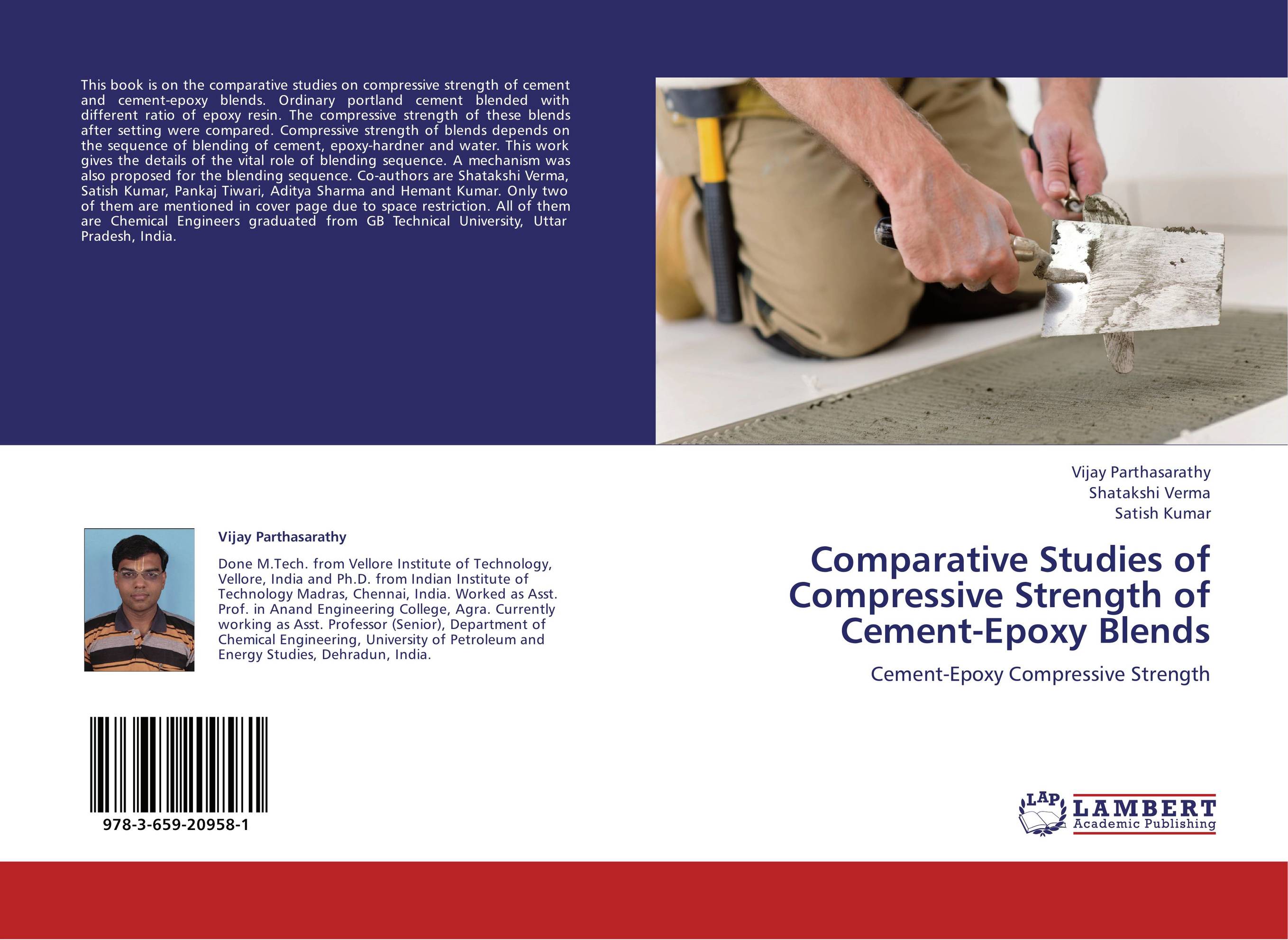Comparative Studies of Compressive Strength of Cement-Epoxy Blends. Cement-Epoxy Compressive Strength.