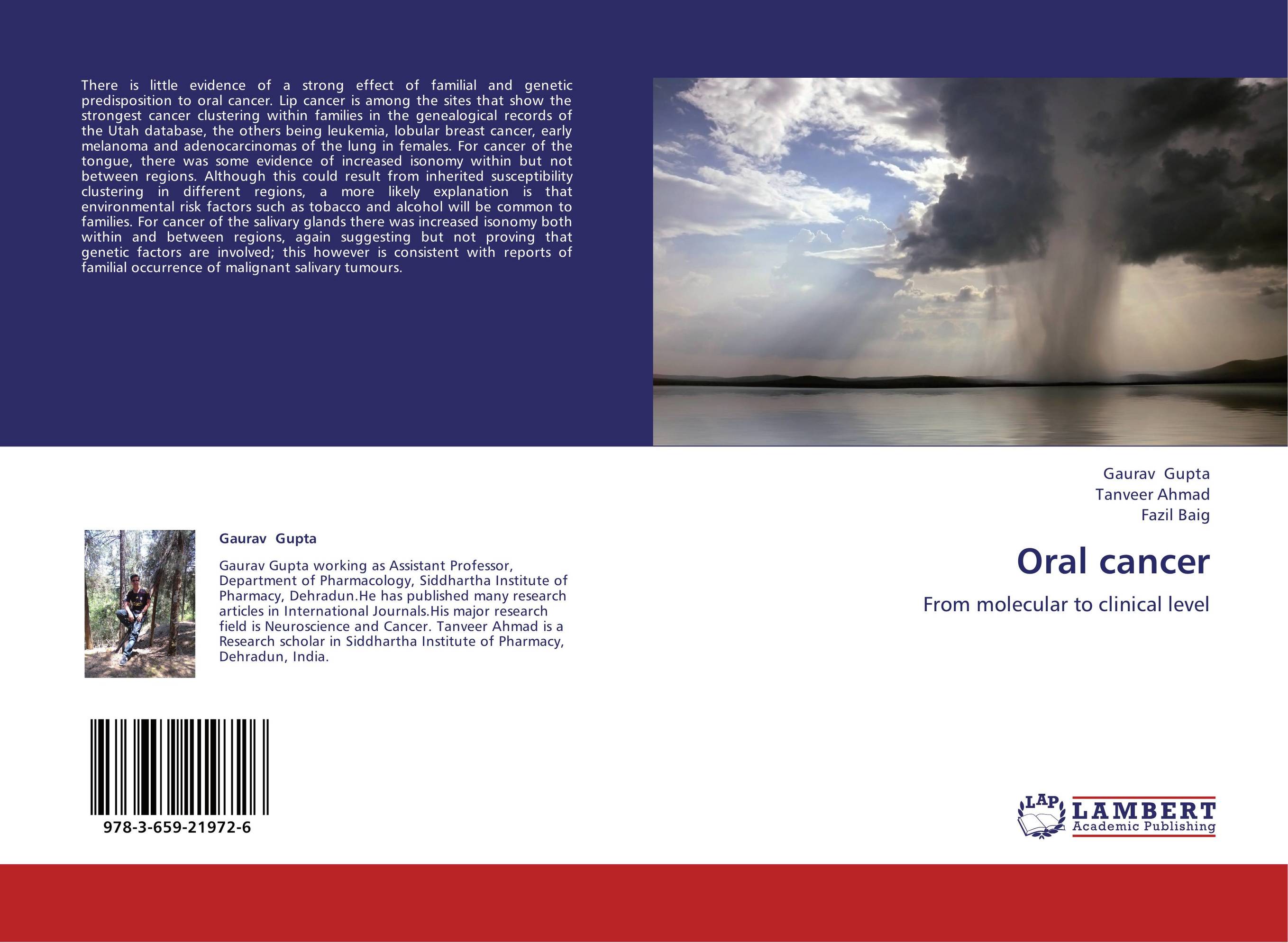 Oral cancer. From molecular to clinical level.