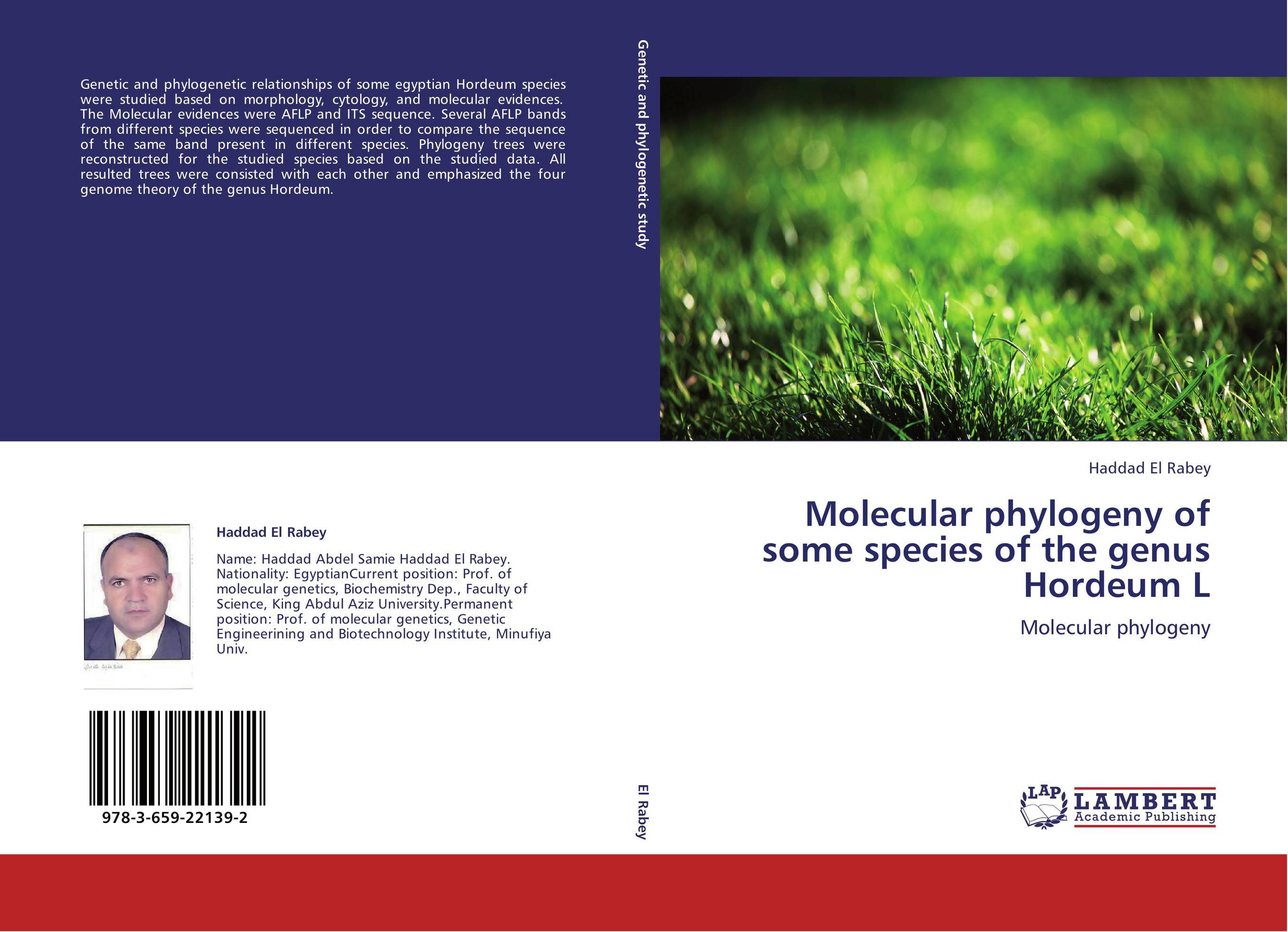 Molecular phylogeny of some species of the genus Hordeum L. Molecular phylogeny.