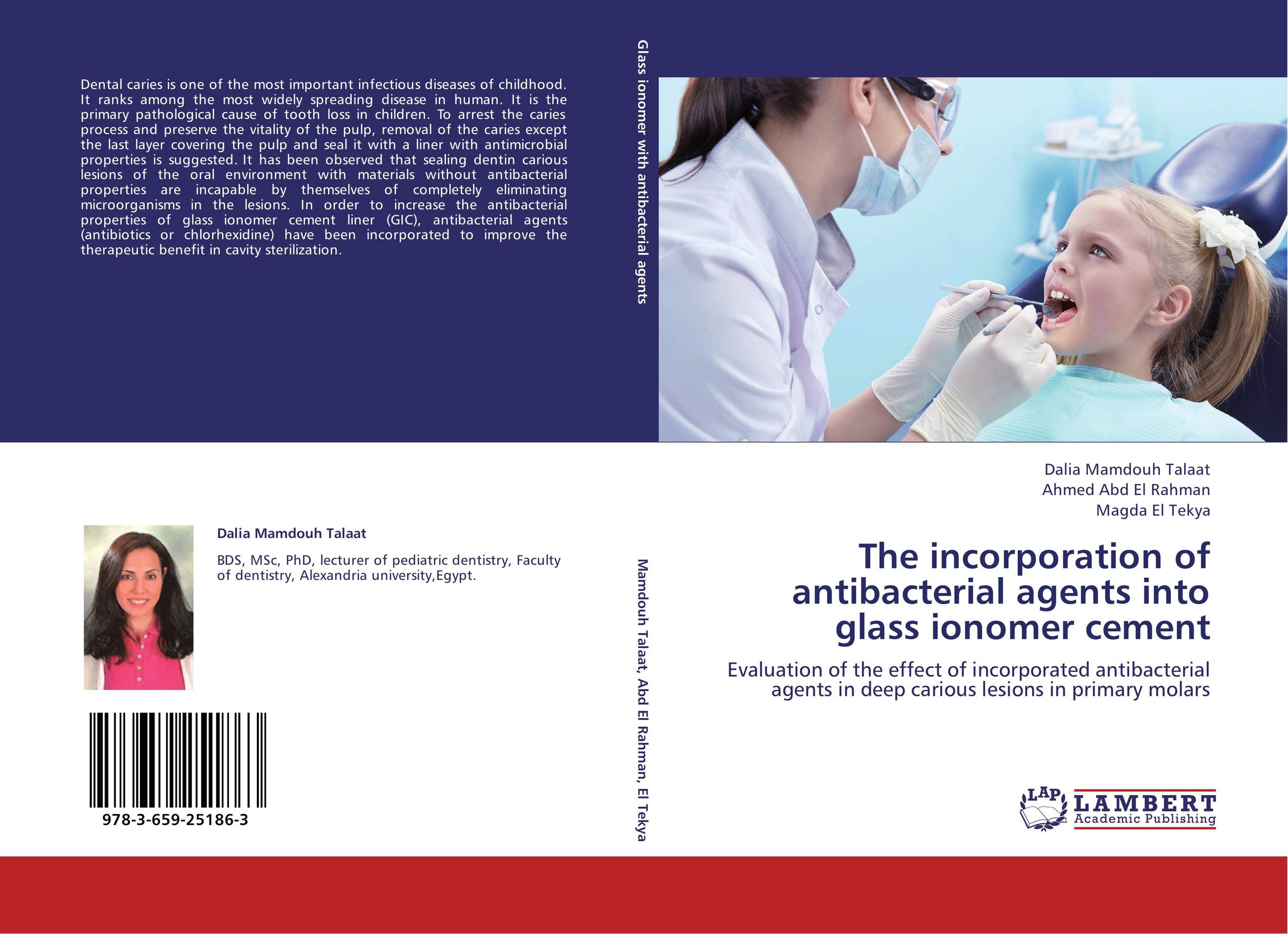 The incorporation of antibacterial agents into glass ionomer cement. Evaluation of the effect of incorporated antibacterial agents in deep carious lesions in primary molars.